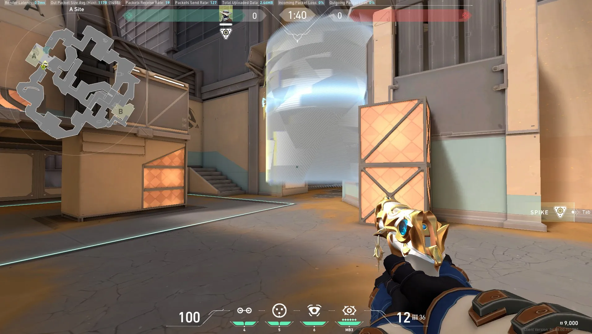 Cypher Cyber Cage on Fracture Defense Site A — step 3 of 3: Result