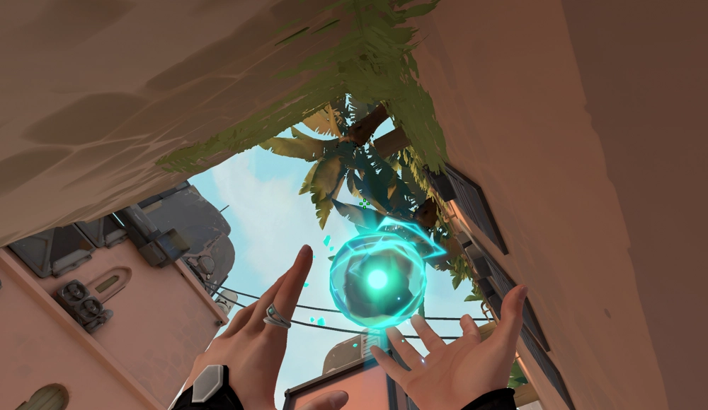 Sage Slow Orb on Bind Attack Site A — step 2 of 3: Aim — line up the shot
