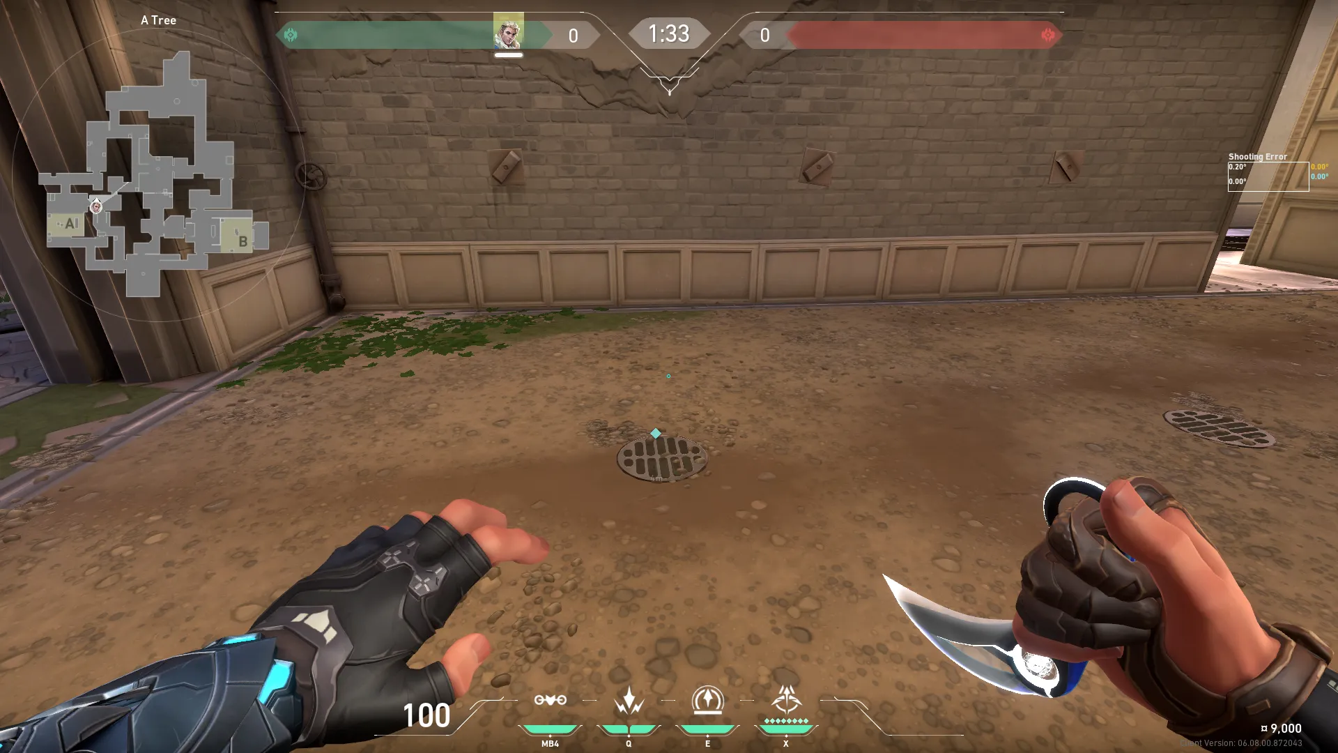 Sova Shock Bolt on Ascent Defense Site A — step 1 of 5: Position — where to stand