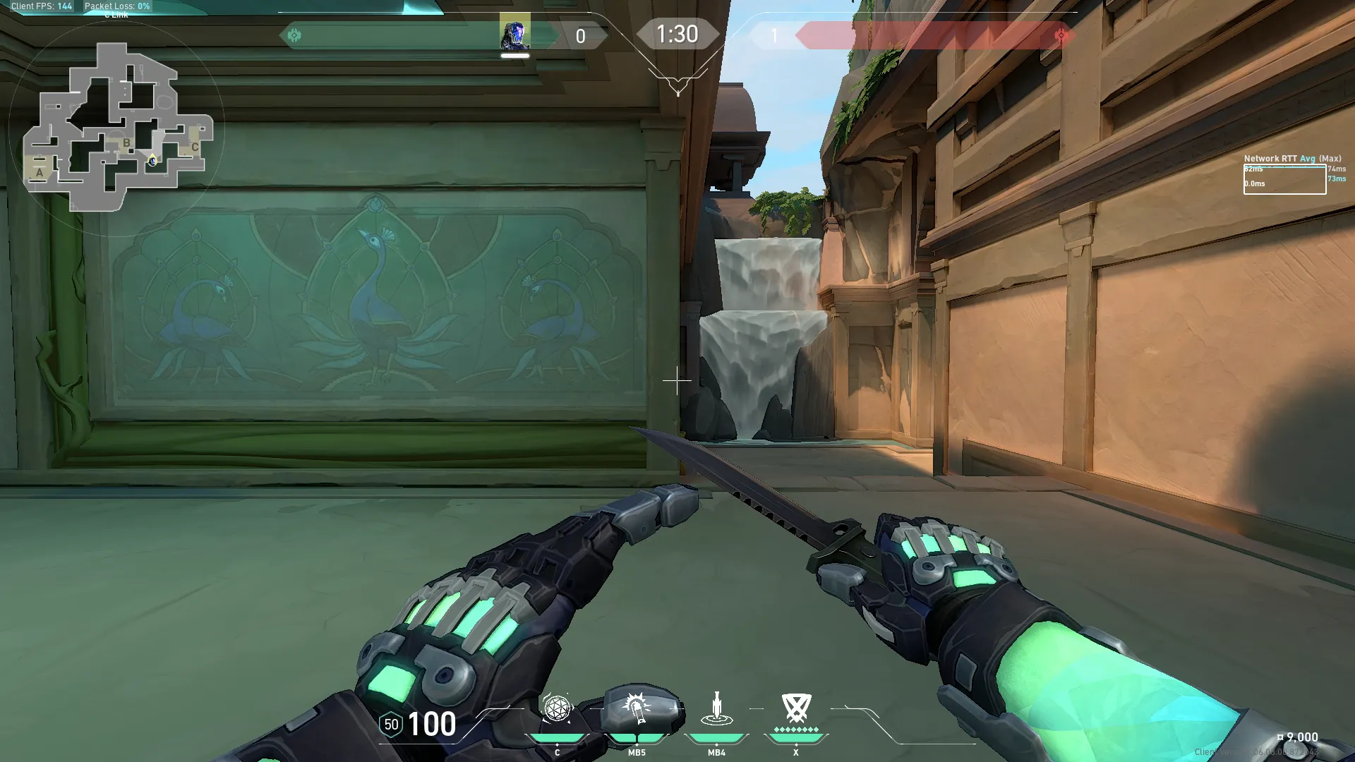 KAY/O Flash_Drive on Lotus Defense Site C — step 2 of 4: Aim — line up the shot