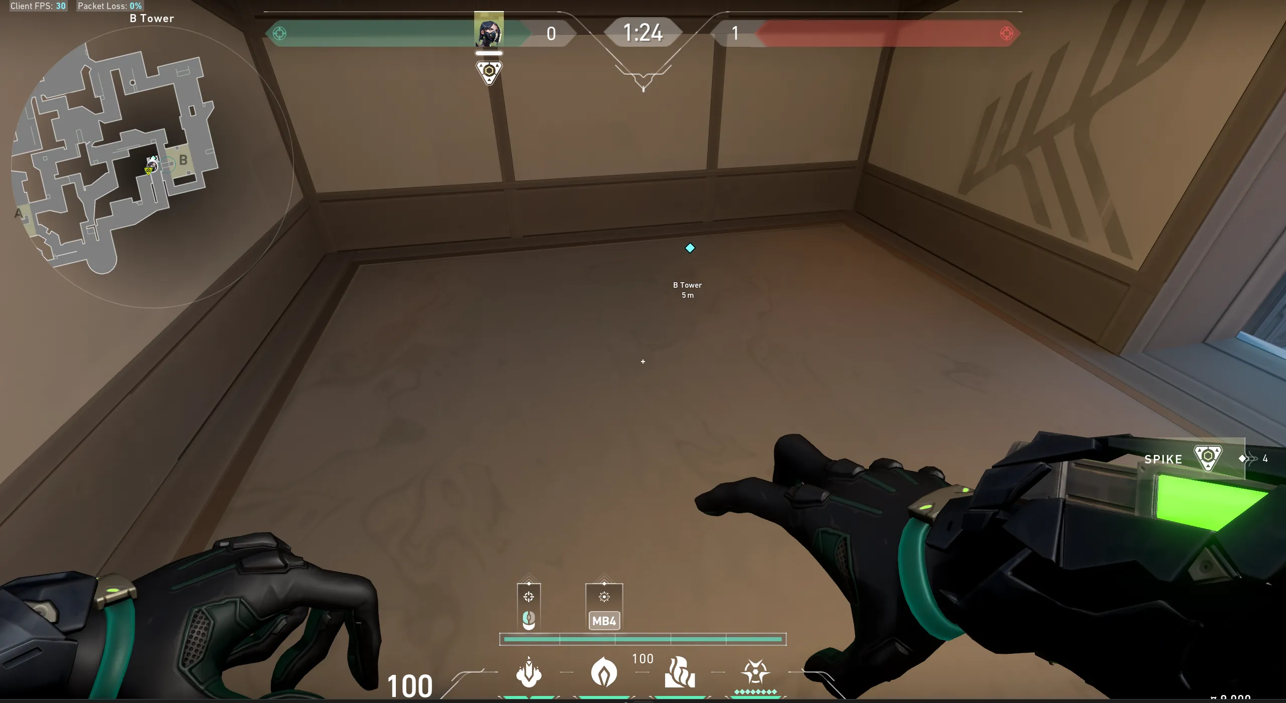 Viper Snake Bite on Pearl Defense Site B — step 1 of 3: Position — where to stand