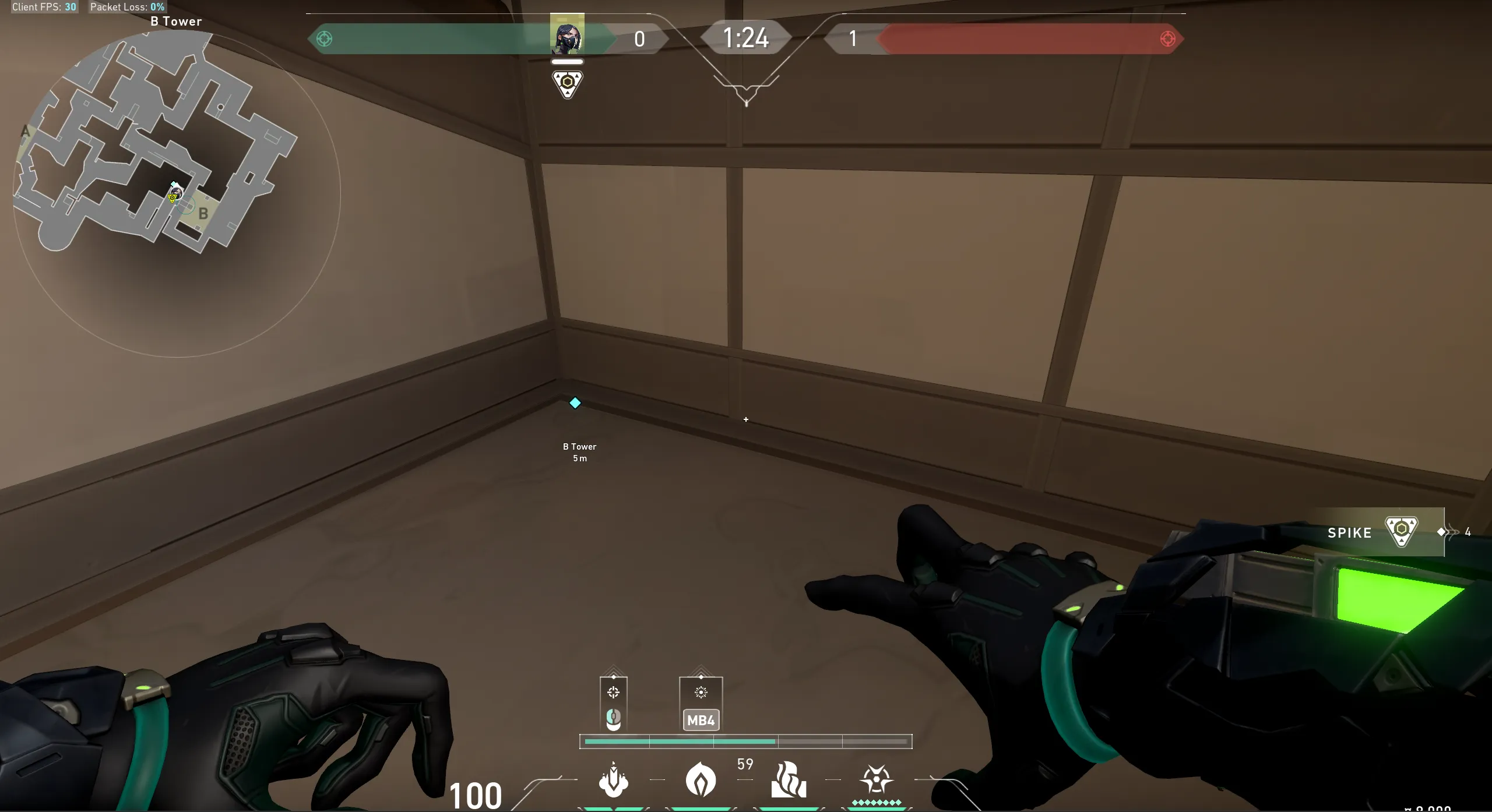 Viper Snake Bite on Pearl Defense Site B — step 1 of 4: Position — where to stand