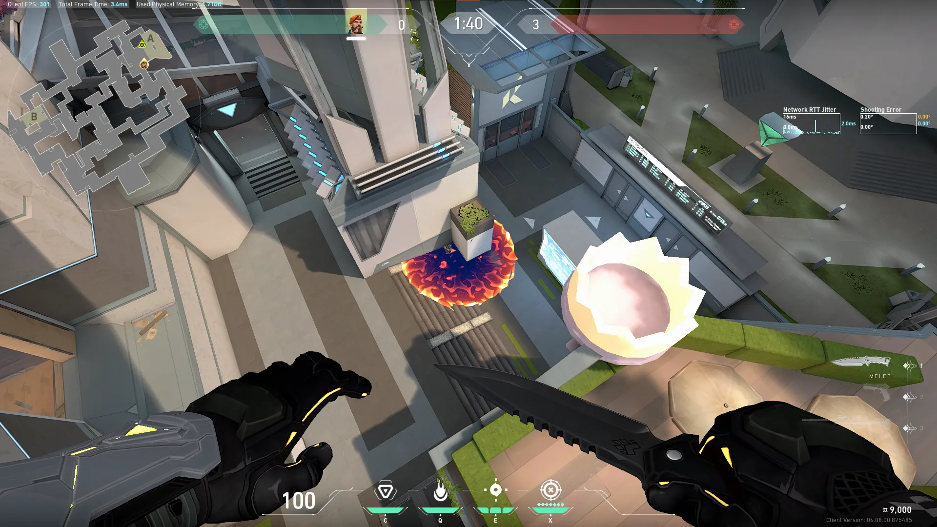 Brimstone Incendiary on Split Attack Site A — step 4 of 4: Result
