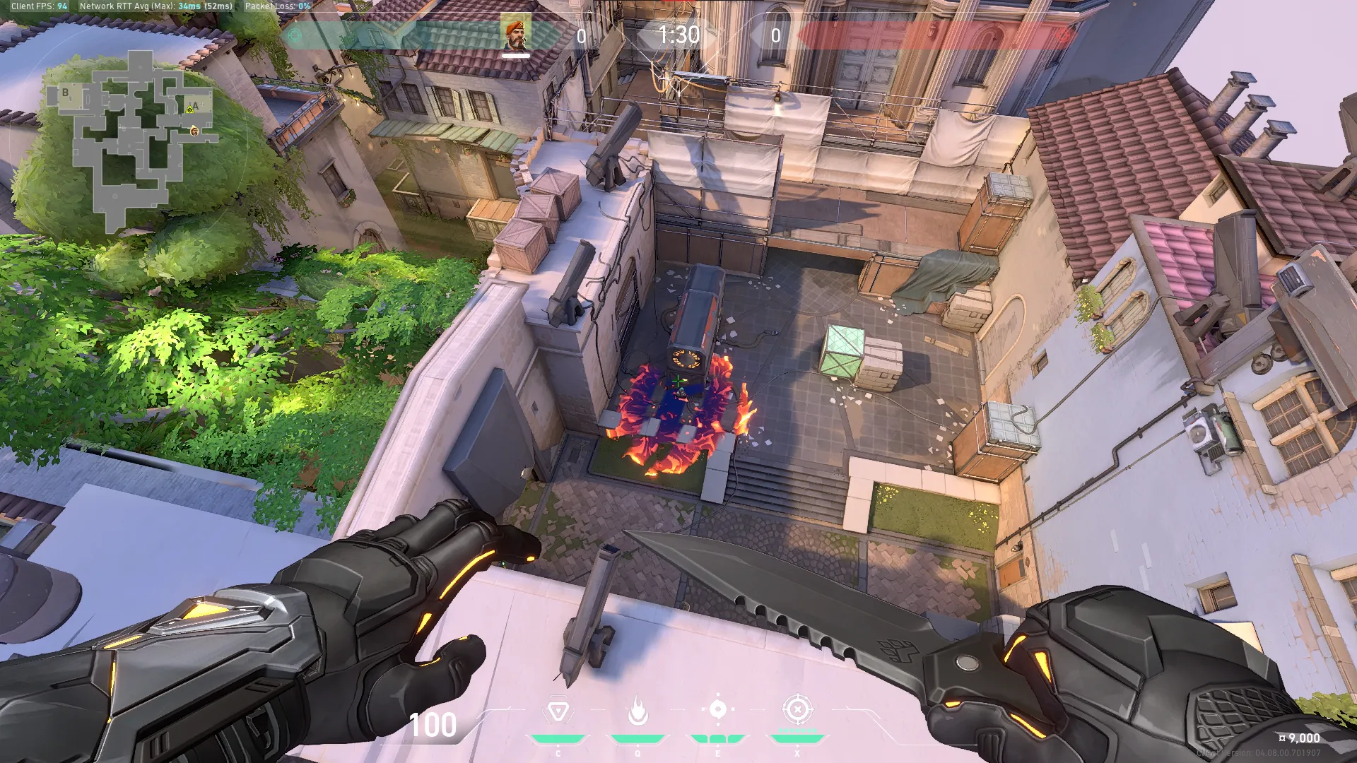 Brimstone Incendiary on Ascent Attack Site A — step 3 of 3: Result