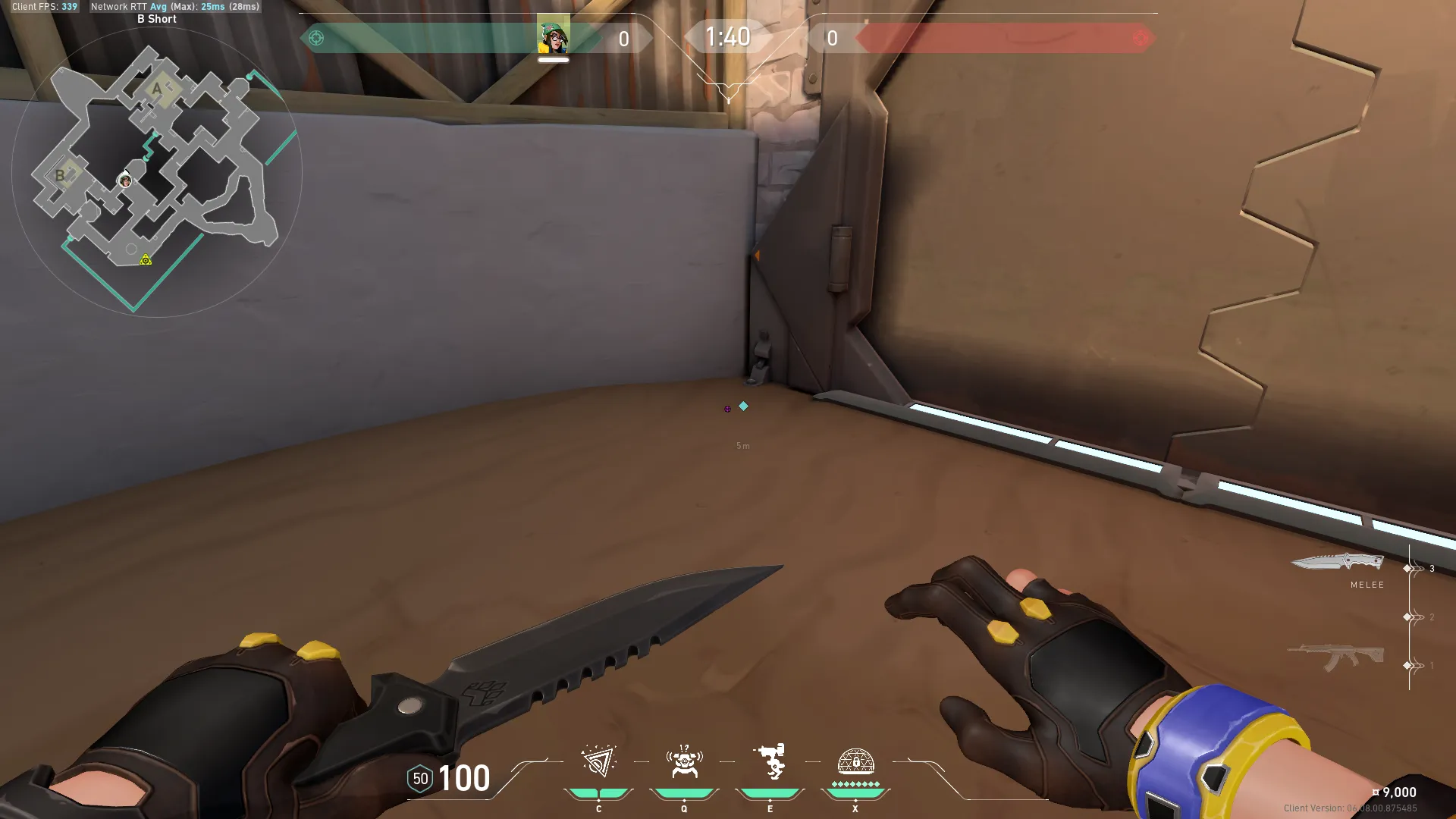 Killjoy Nanoswarm on Bind Attack Site B — step 1 of 3: Position — where to stand