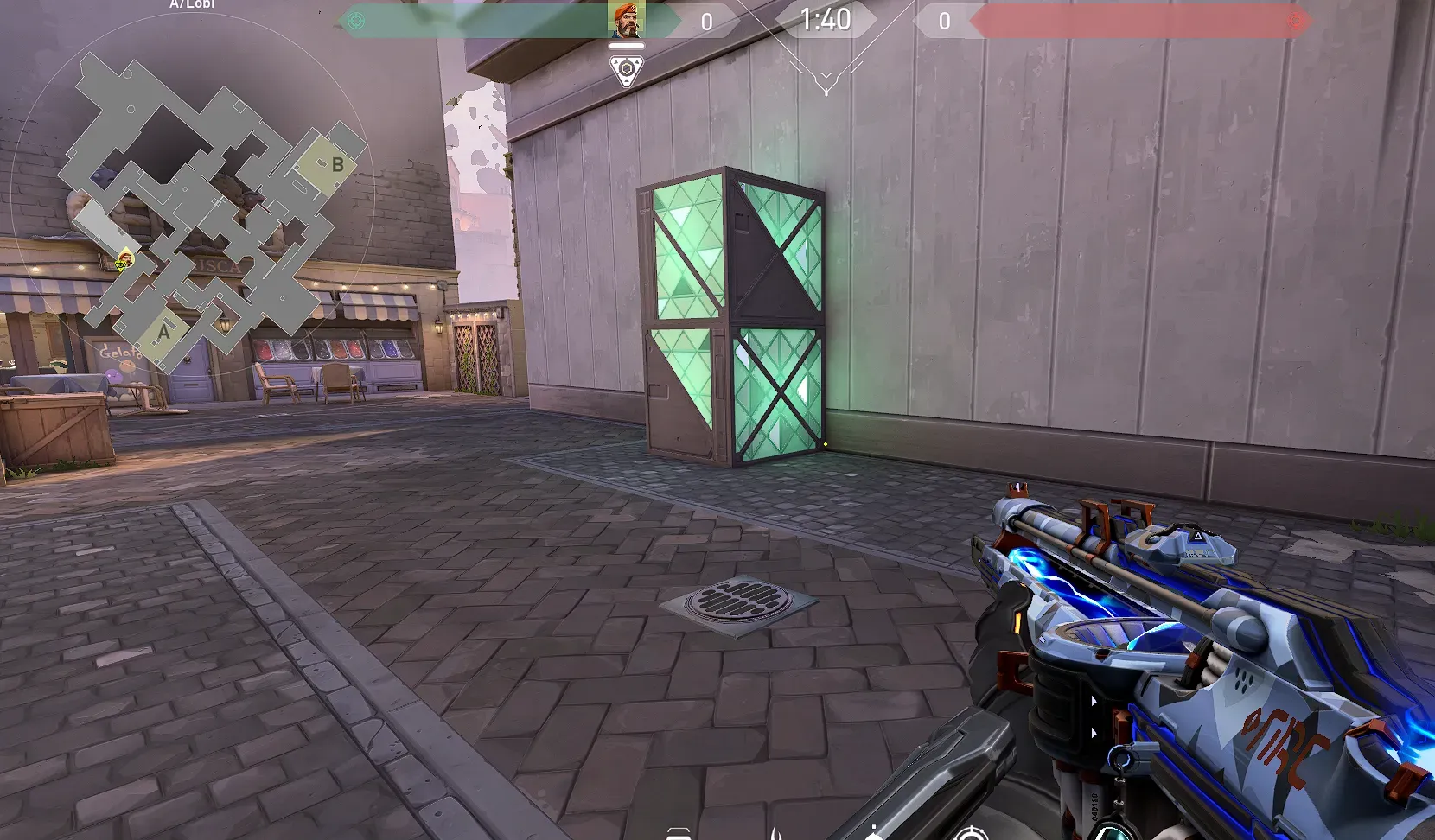 Brimstone Incendiary on Ascent Attack Site A — step 1 of 3: Position — where to stand