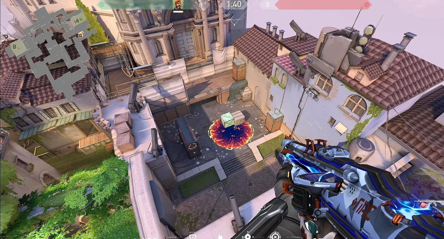 Brimstone Incendiary on Ascent Attack Site A — step 3 of 3: Result