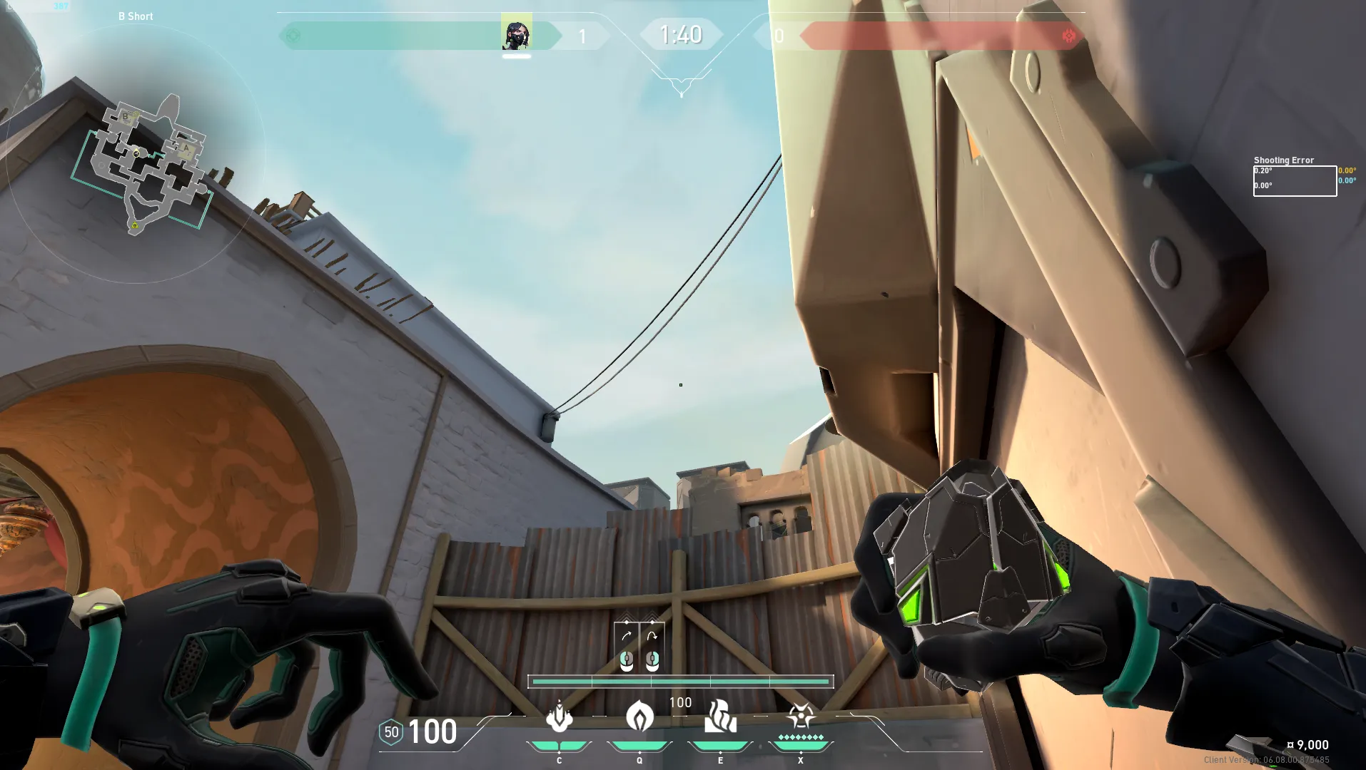 Viper Poison Cloud on Bind Attack Site B — step 2 of 3: Aim — line up the shot