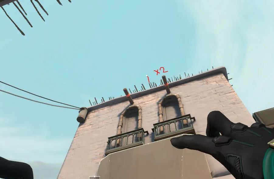 Viper Snake Bite on Bind Attack Site A — step 2 of 3: Aim — line up the shot