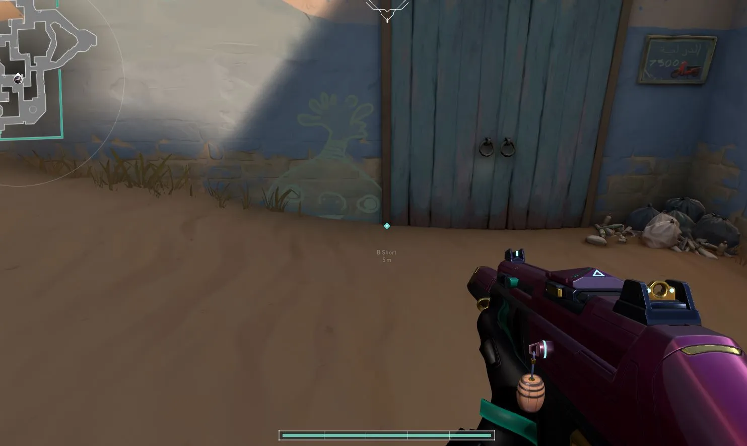 Viper Snake Bite on Bind Attack Site B — step 1 of 3: Position — where to stand