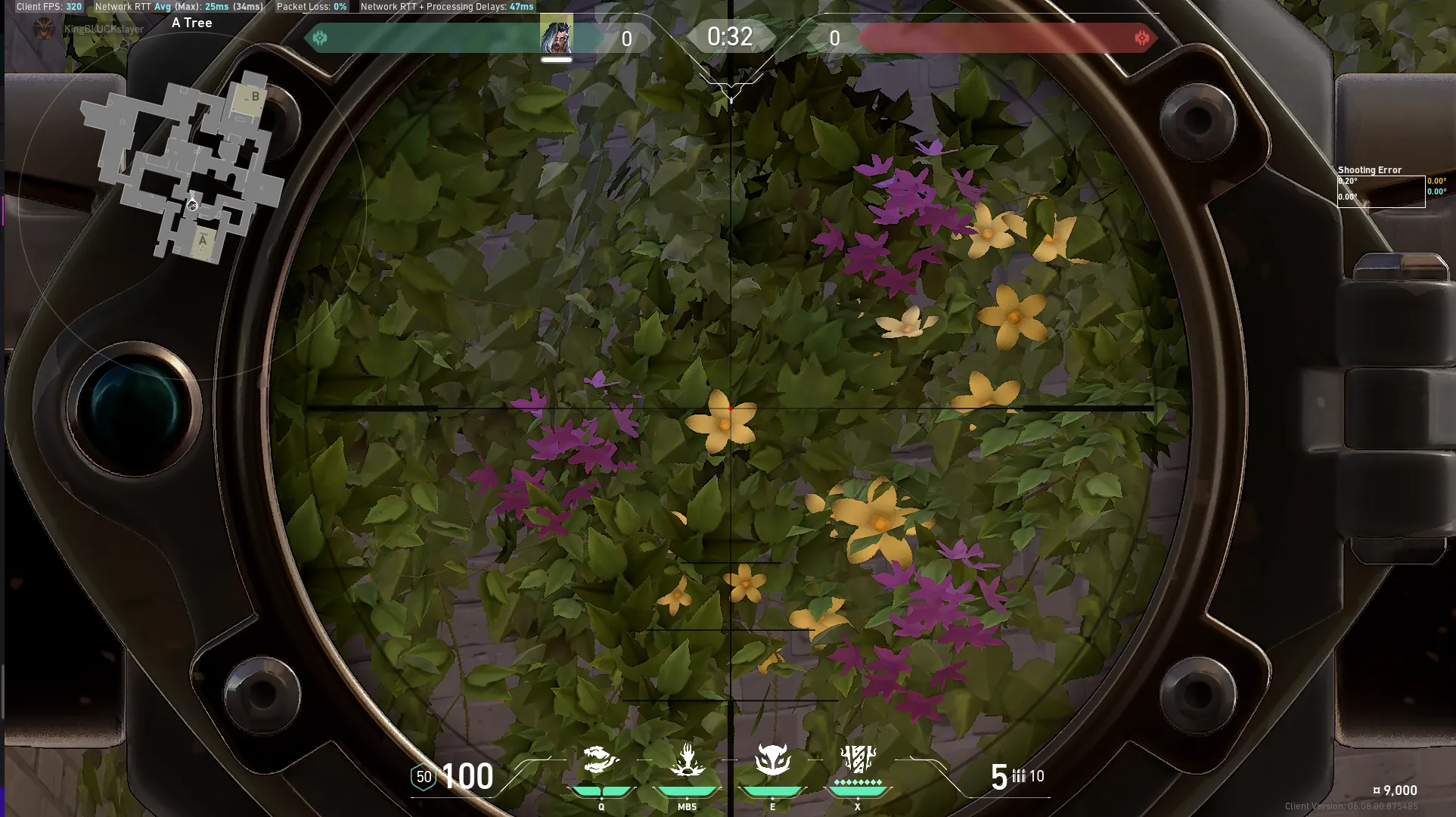 Fade Haunt on Ascent Defense Mid — step 2 of 5: Aim — line up the shot