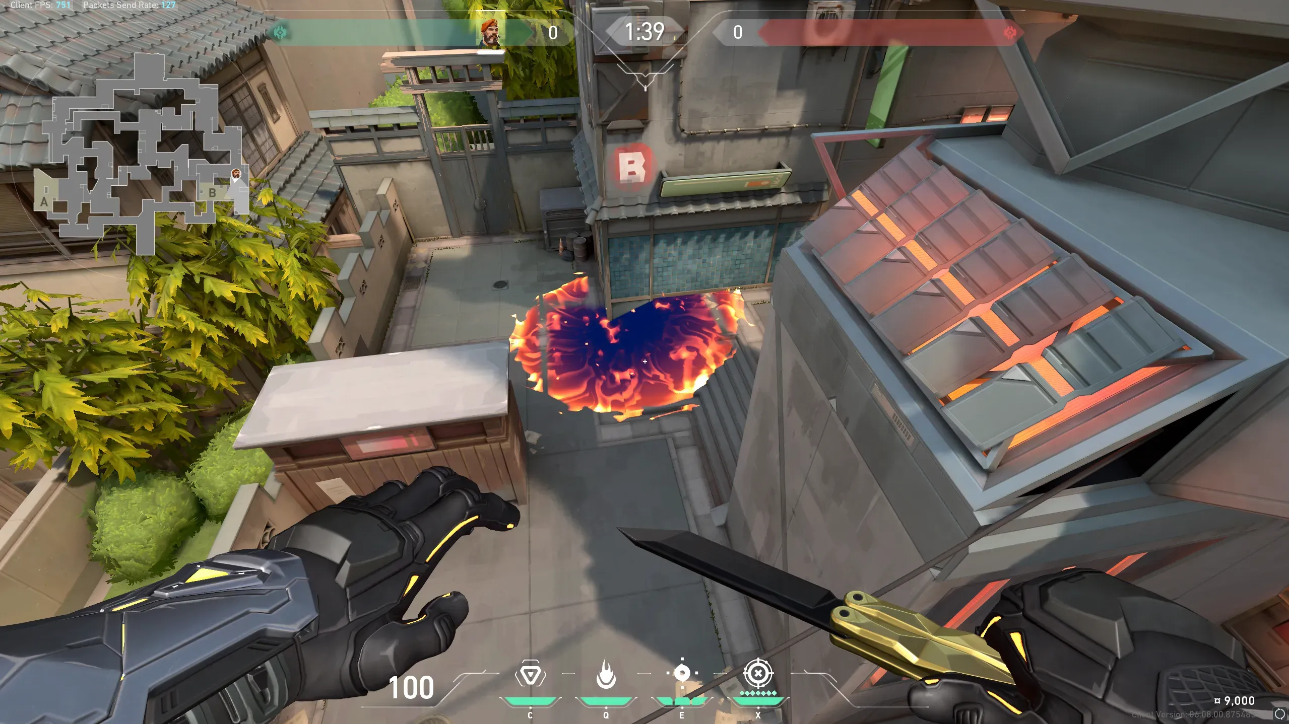 Brimstone Incendiary on Split Attack Site B — step 3 of 3: Result