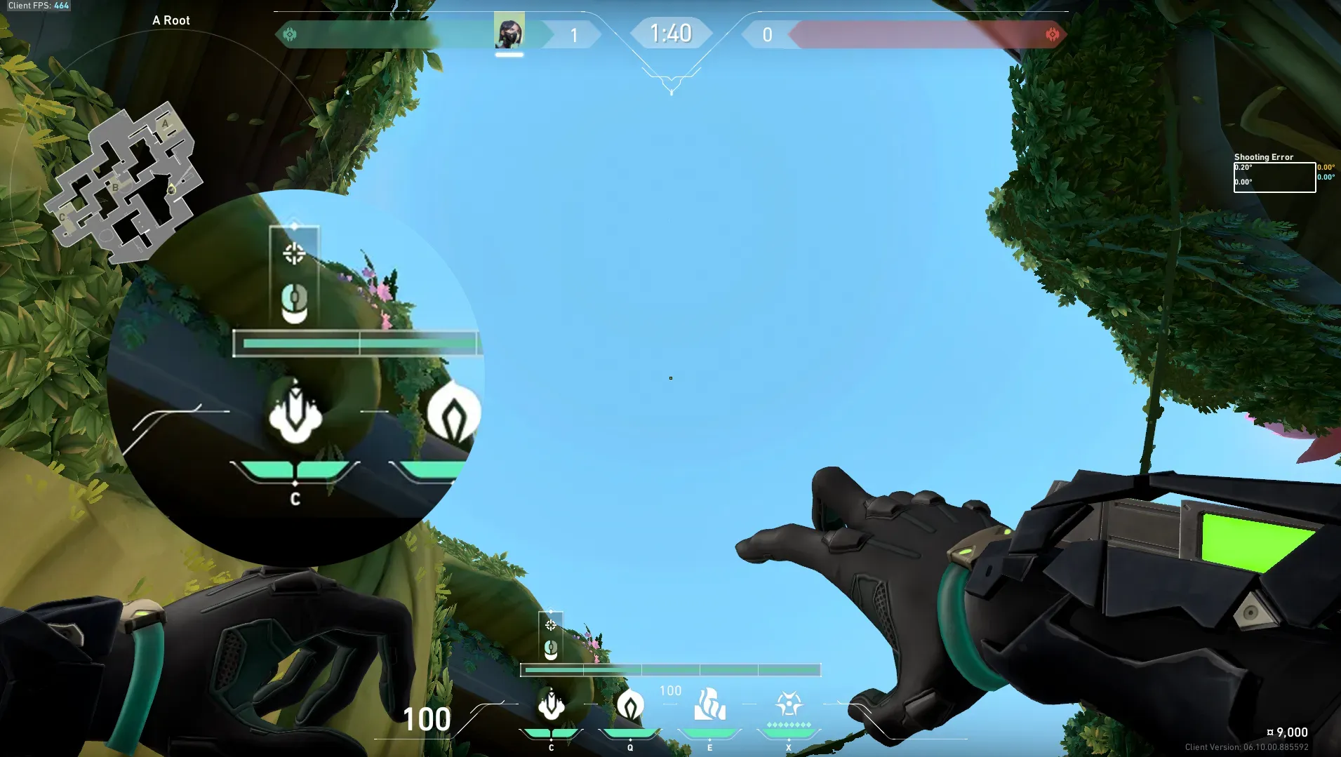 Viper Snake Bite on Lotus Attack Site A — step 2 of 3: Aim — line up the shot