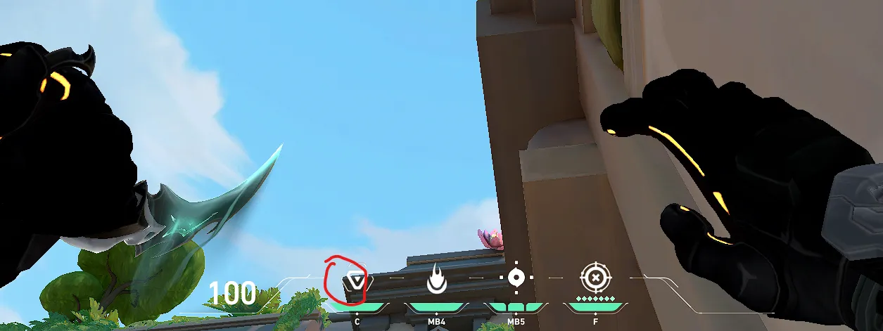 Brimstone Incendiary on Lotus Attack Site B — step 2 of 3: Aim — line up the shot