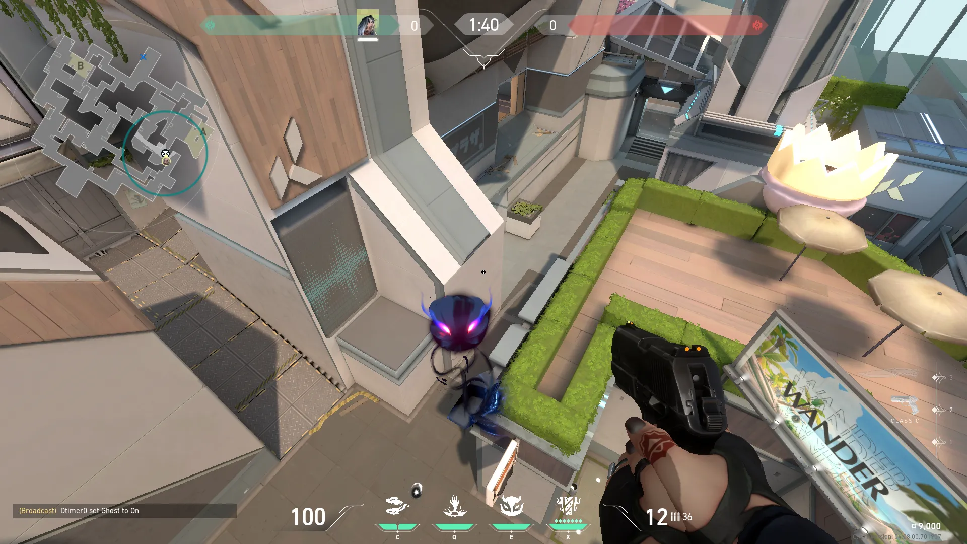 Fade Haunt on Split Attack Site A — step 2 of 2: Result