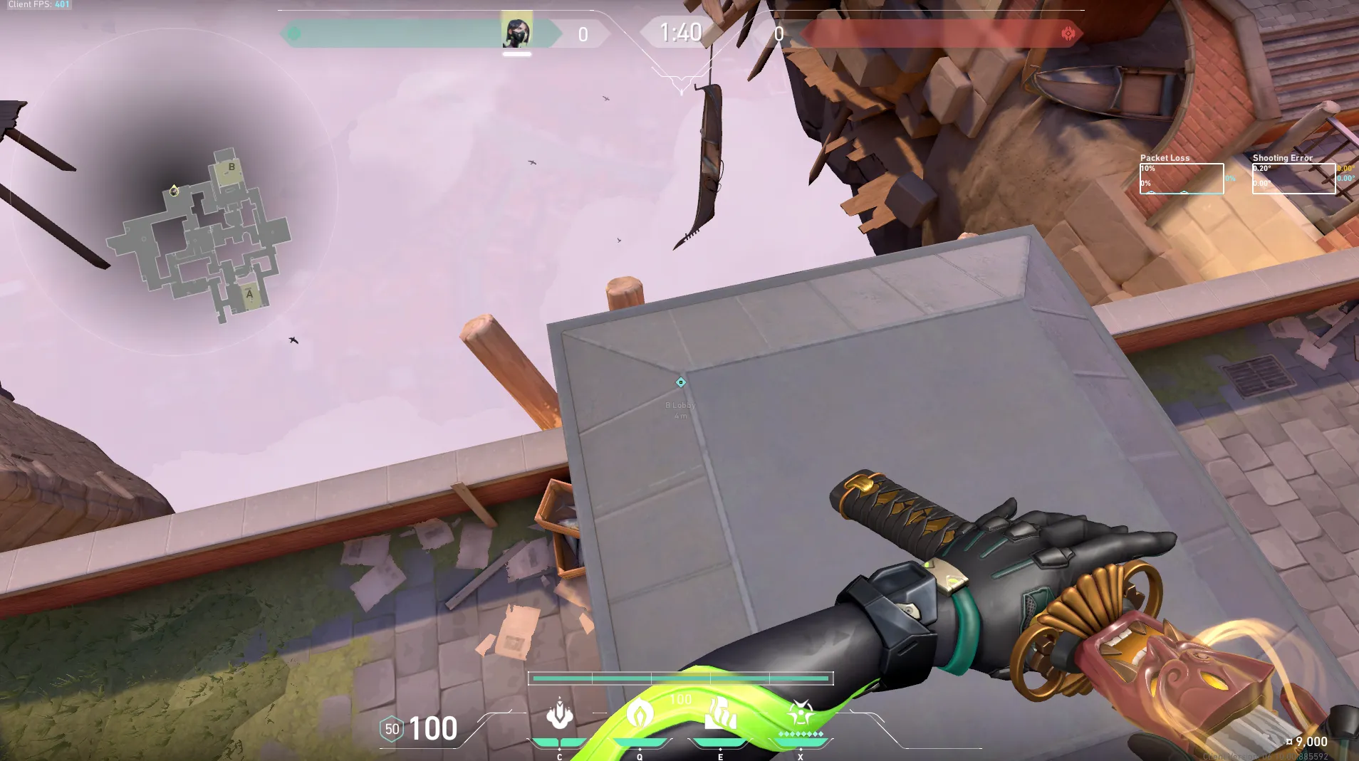 Viper Poison Cloud on Ascent Attack Site B — step 1 of 4: Position — where to stand