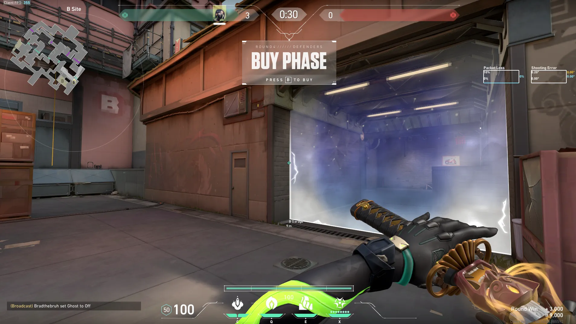 Viper Poison Cloud on Split Attack Site B — step 1 of 5: Position — where to stand