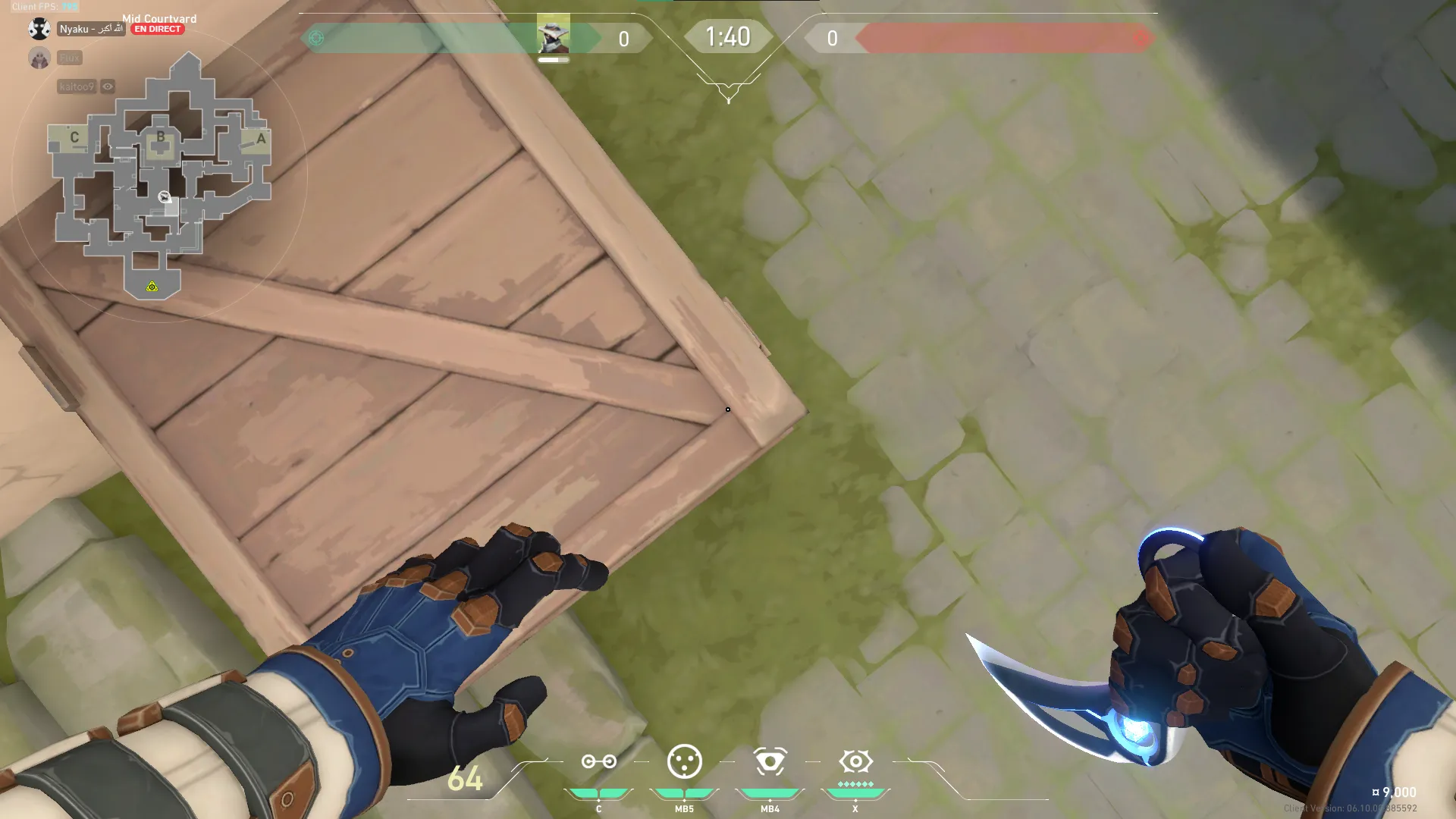 Cypher Spycam on Haven Attack Mid — step 2 of 4: Aim — line up the shot