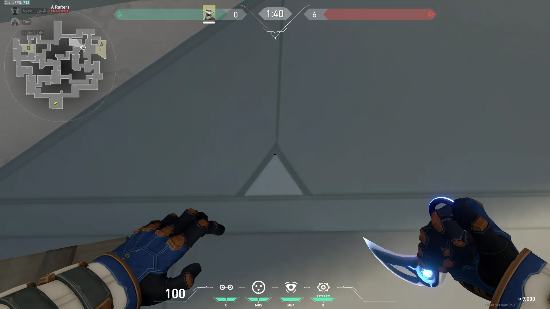 Cypher Spycam on Split Defense Site A — step 2 of 6: Aim — line up the shot