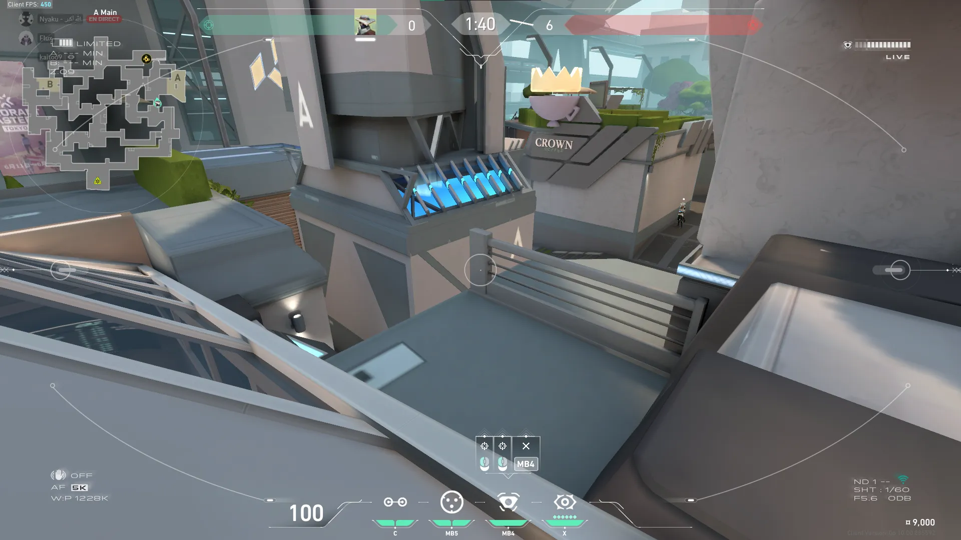 Cypher Spycam on Split Defense Site A — step 4 of 6: Aim — line up the shot