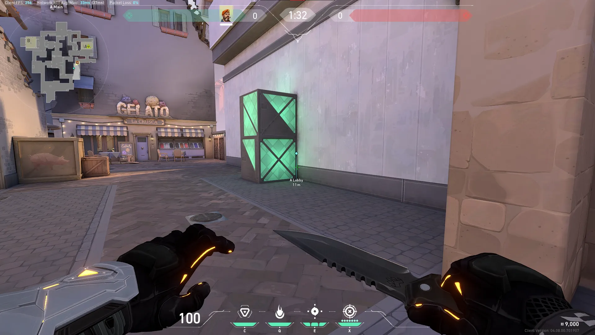 Brimstone Incendiary on Ascent Attack Site A — step 1 of 4: Position — where to stand