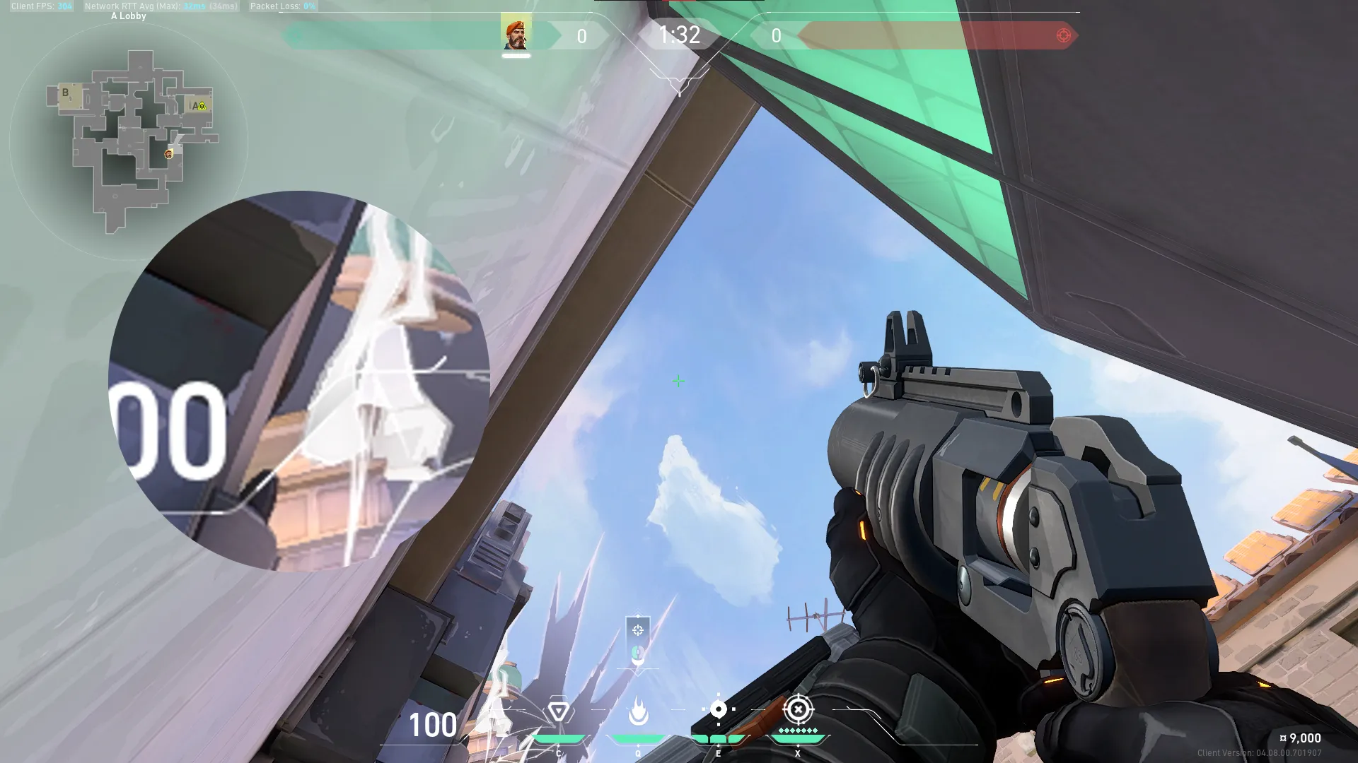 Brimstone Incendiary on Ascent Attack Site A — step 2 of 4: Aim — line up the shot