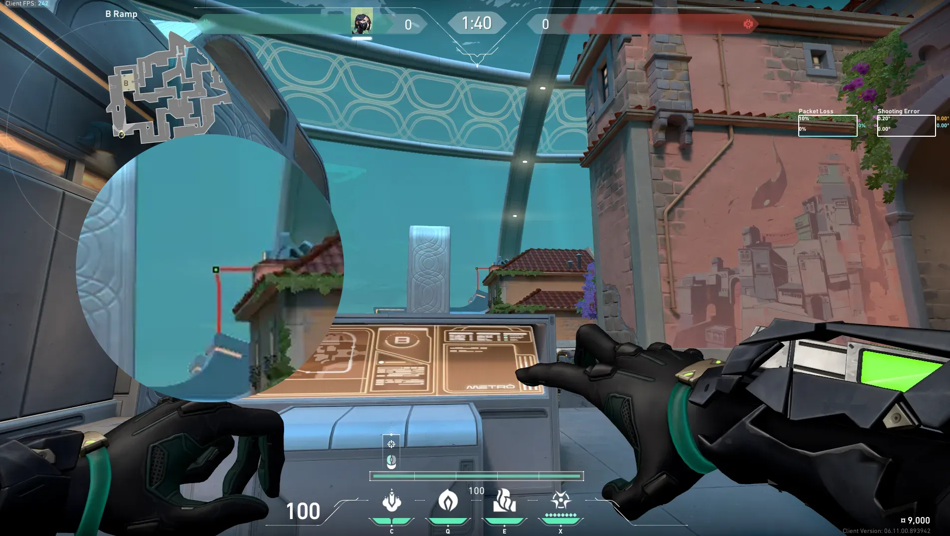 Viper Snake Bite on Pearl Attack Site B — step 3 of 4: Aim — line up the shot