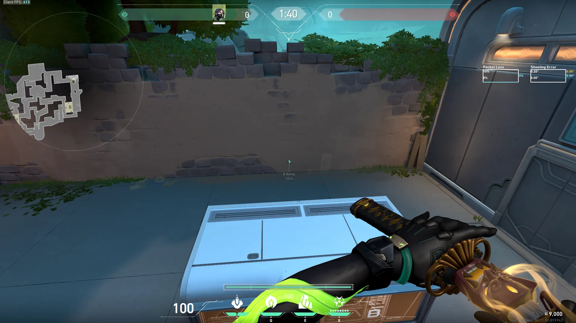 Viper Poison Cloud on Pearl Attack Site B — step 1 of 4: Position — where to stand