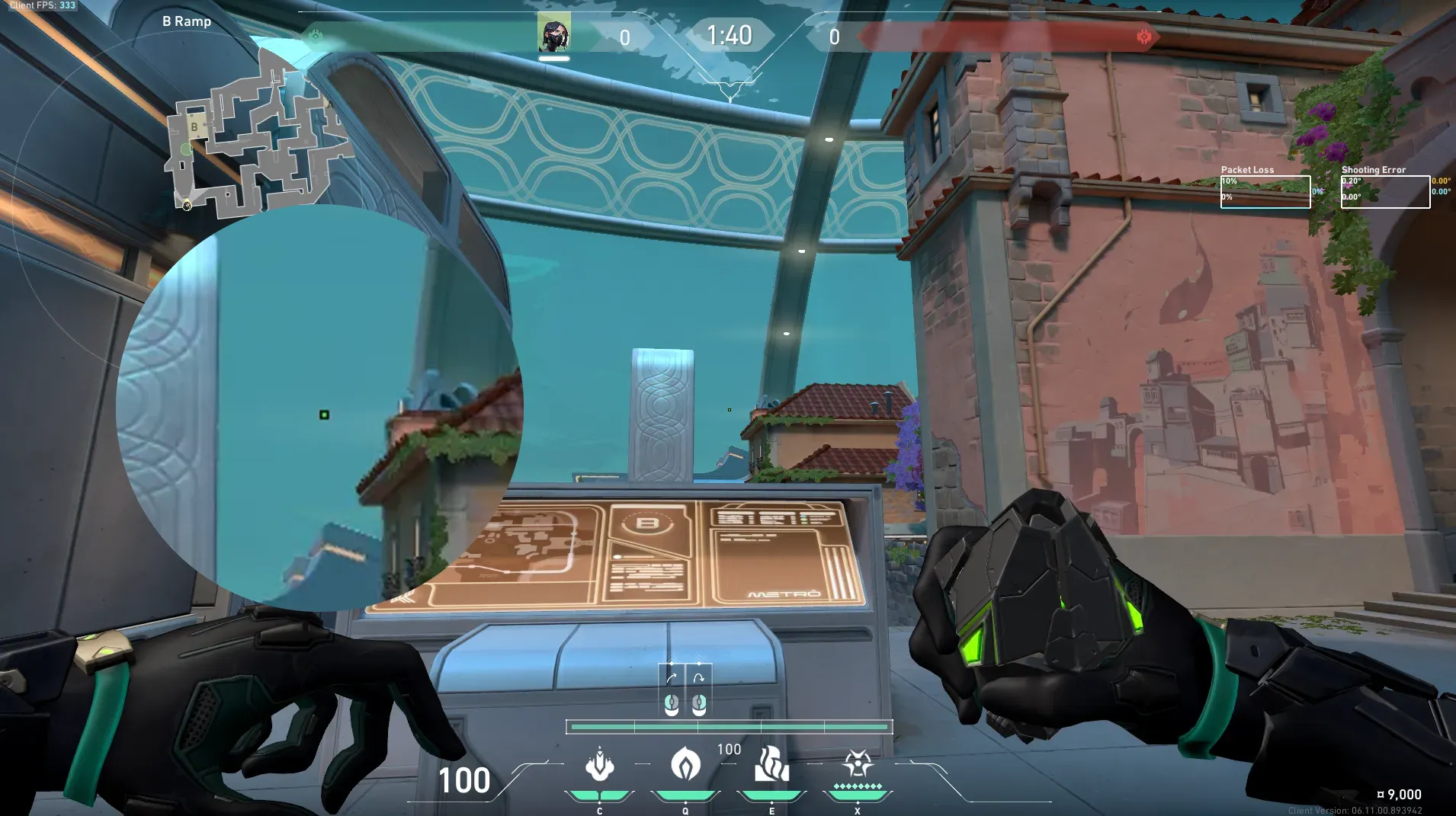 Viper Poison Cloud on Pearl Attack Site B — step 2 of 4: Aim — line up the shot