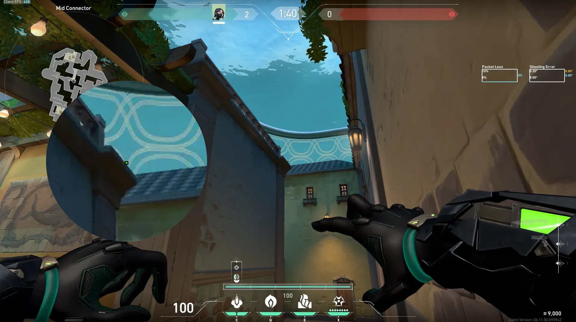 Viper Snake Bite on Pearl Attack Site A — step 2 of 3: Aim — line up the shot