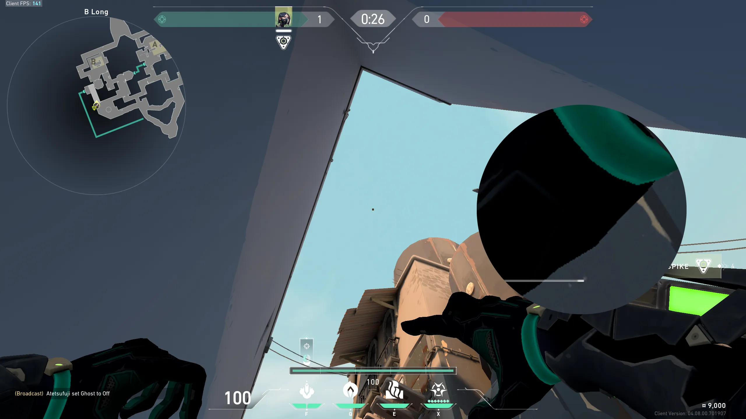 Viper Snake Bite on Bind Attack Site B — step 2 of 3: Aim — line up the shot