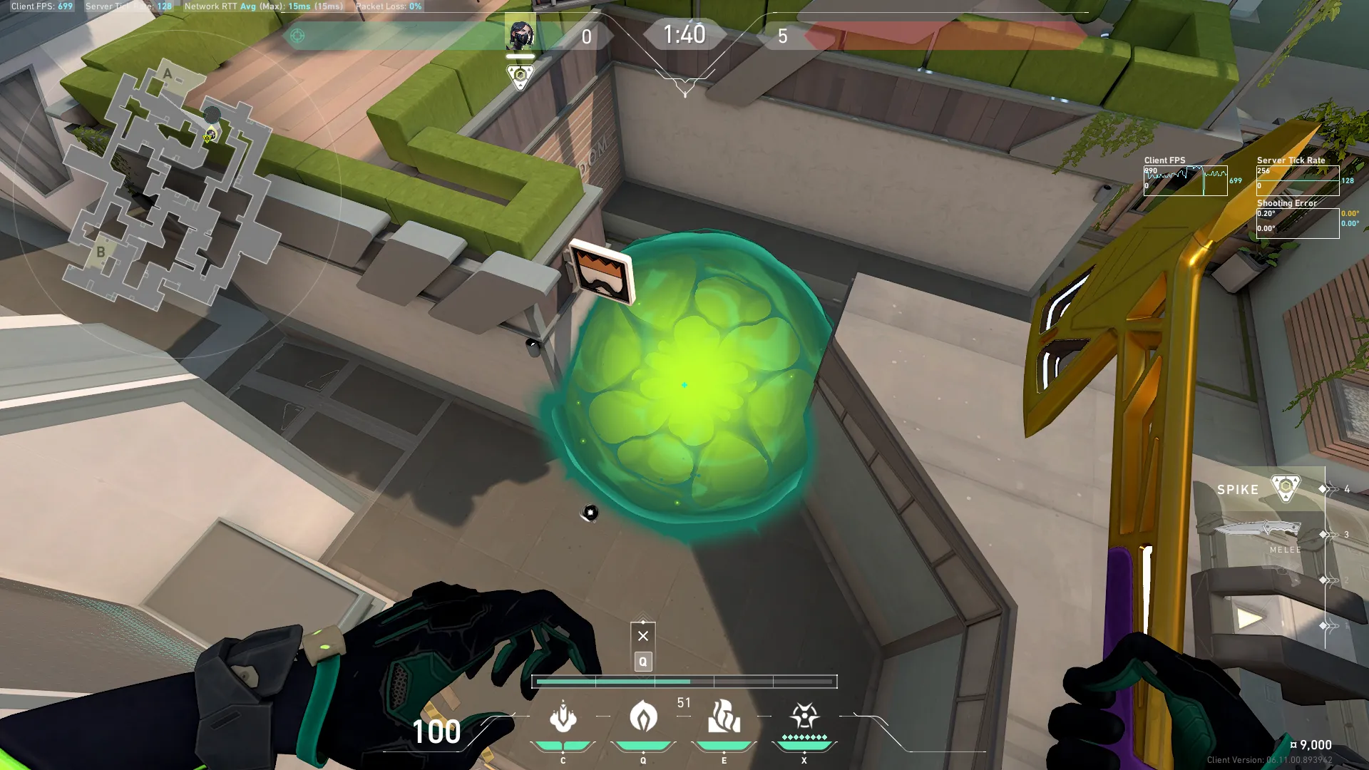 Viper Poison Cloud on Split Defense Site A — step 3 of 3: Result