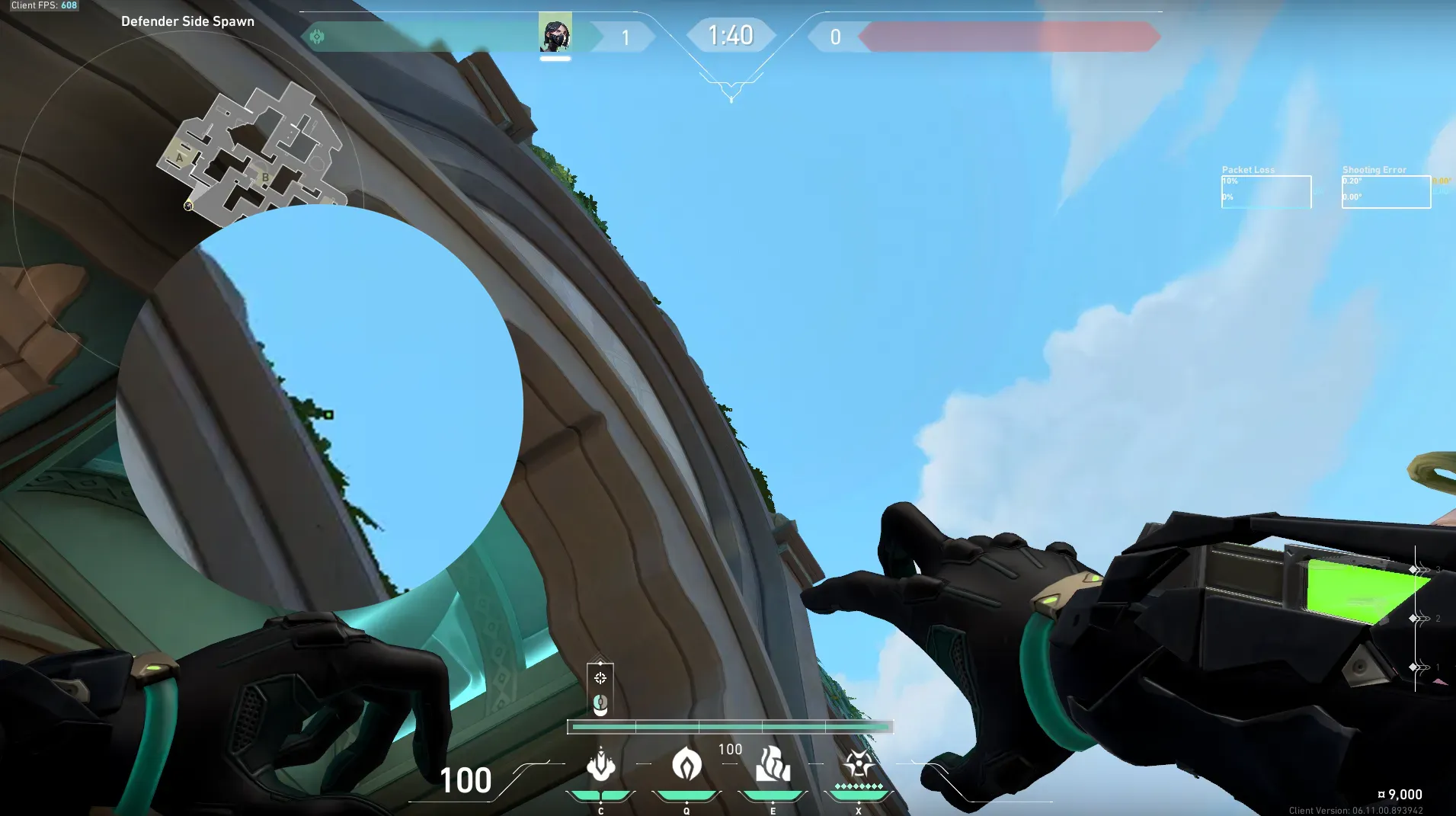 Viper Snake Bite on Lotus Defense Site A — step 2 of 3: Aim — line up the shot