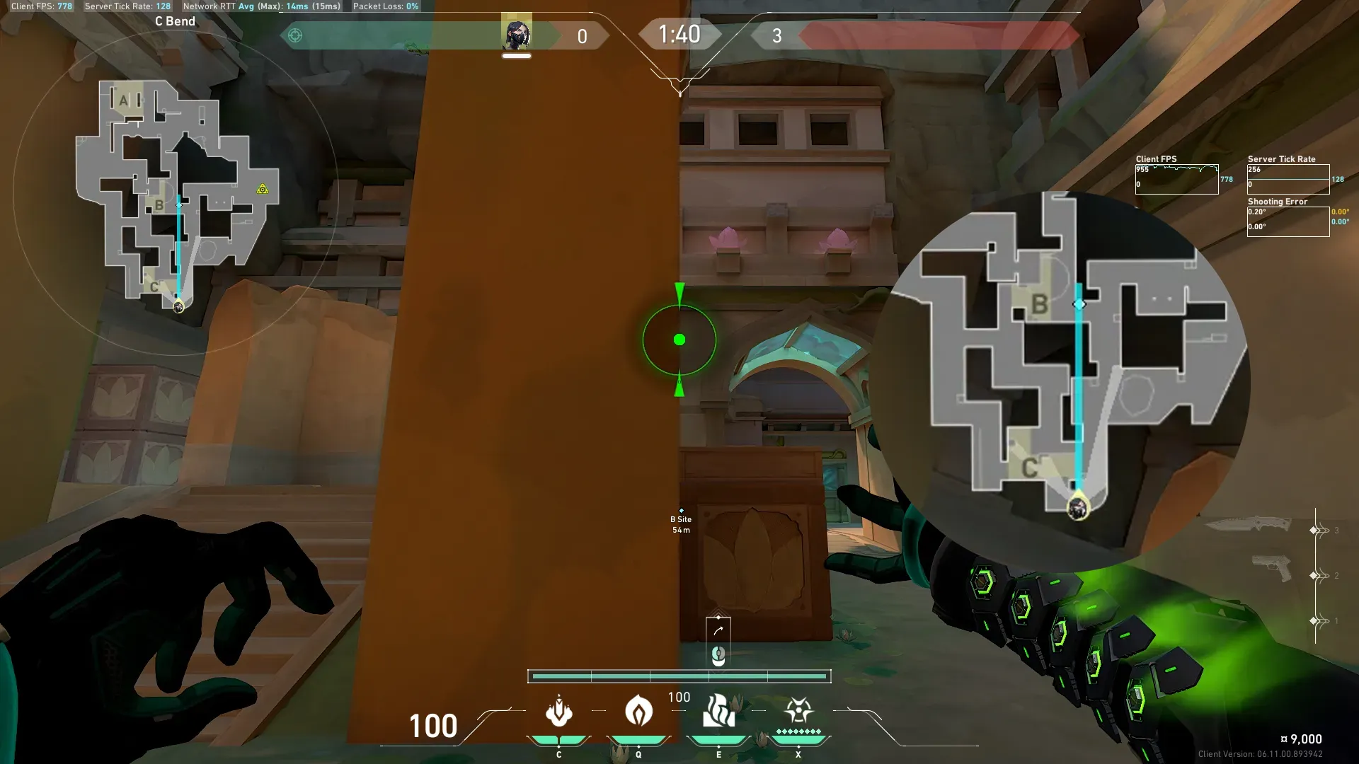 Viper Toxic Screen on Lotus Defense Site B — step 2 of 4: Aim — line up the shot