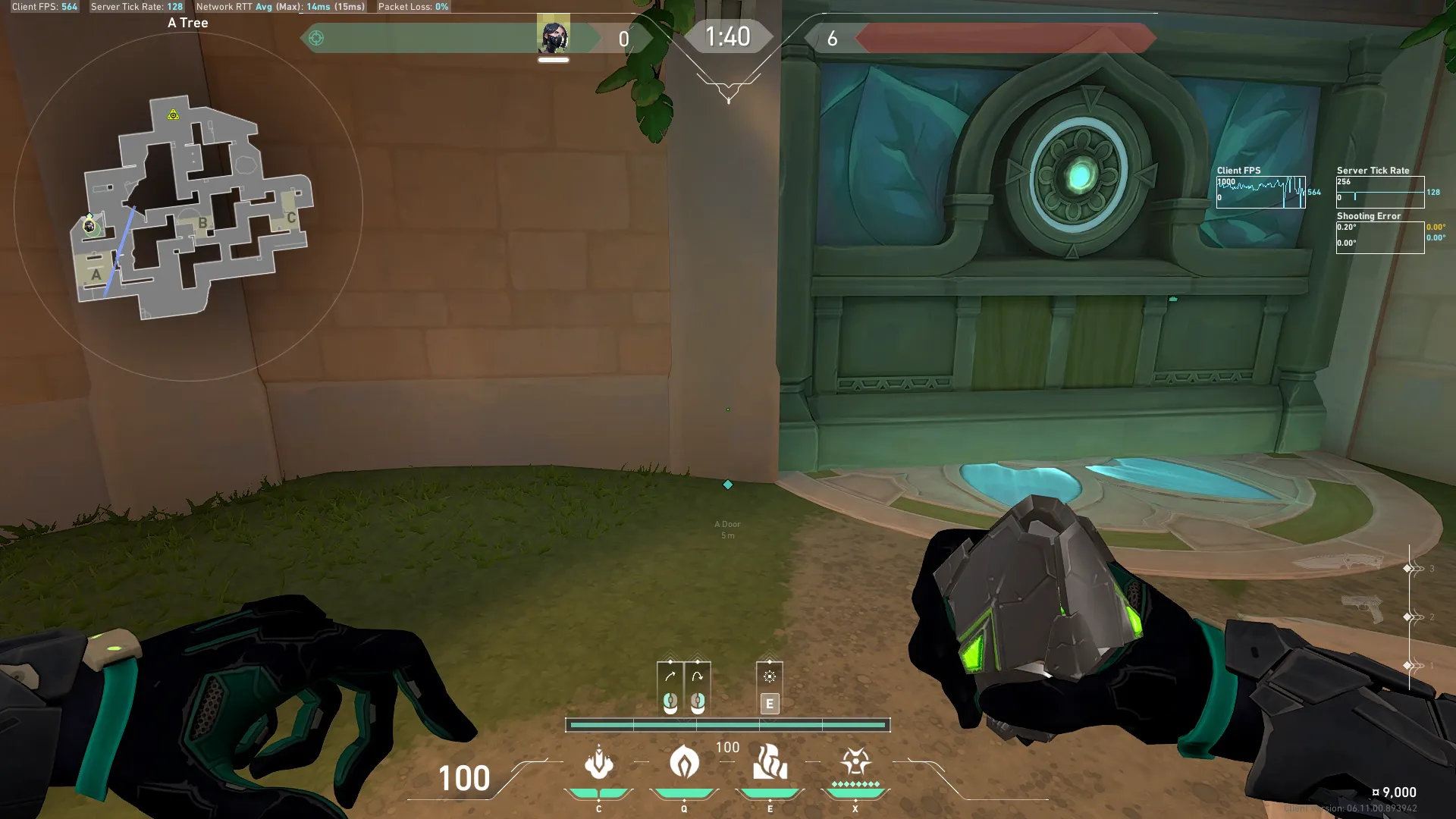 Viper Poison Cloud on Lotus Attack Site A — step 1 of 3: Position — where to stand