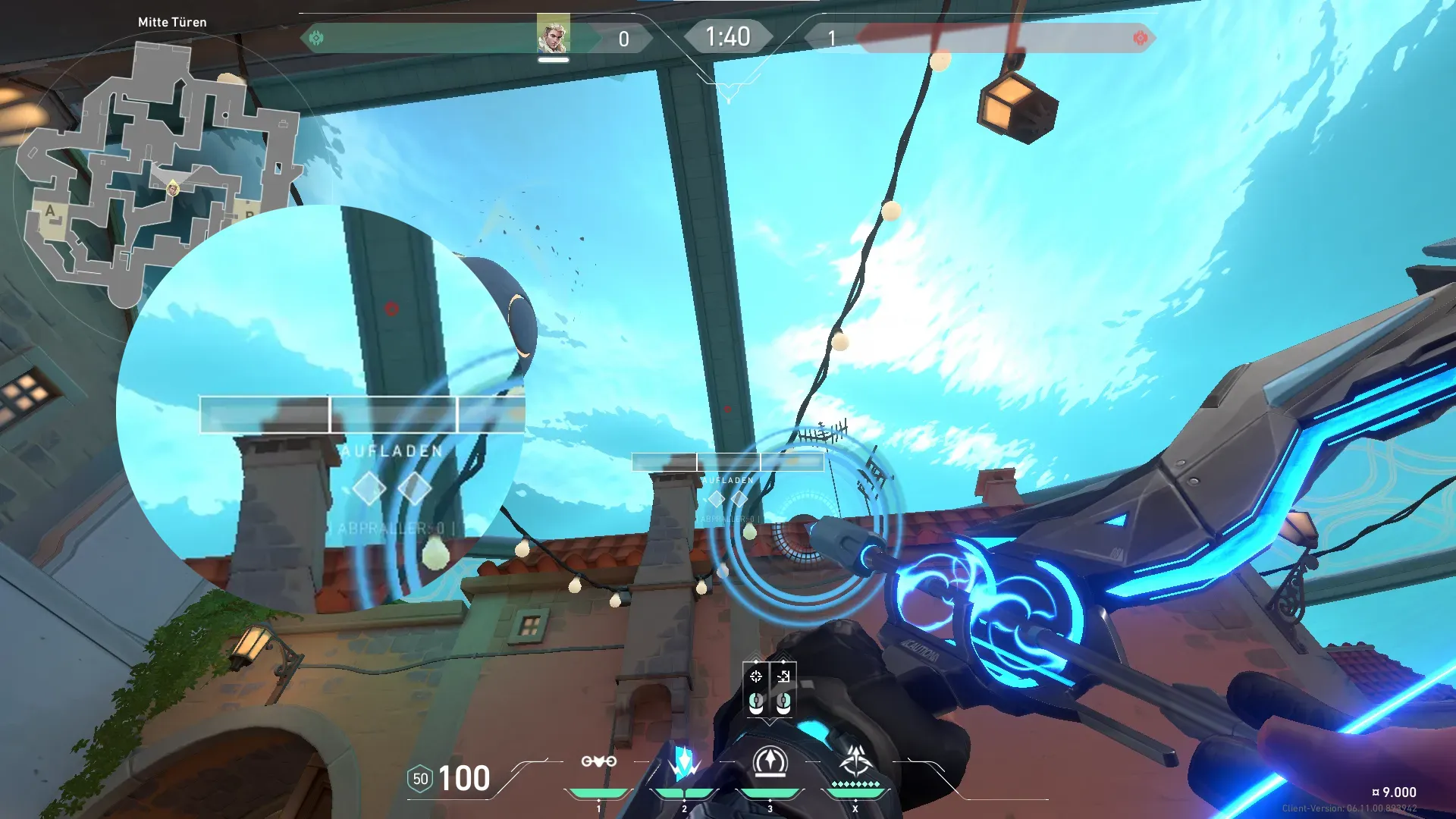 Sova Recon Bolt on Pearl Defense Mid — step 2 of 3: Aim — line up the shot