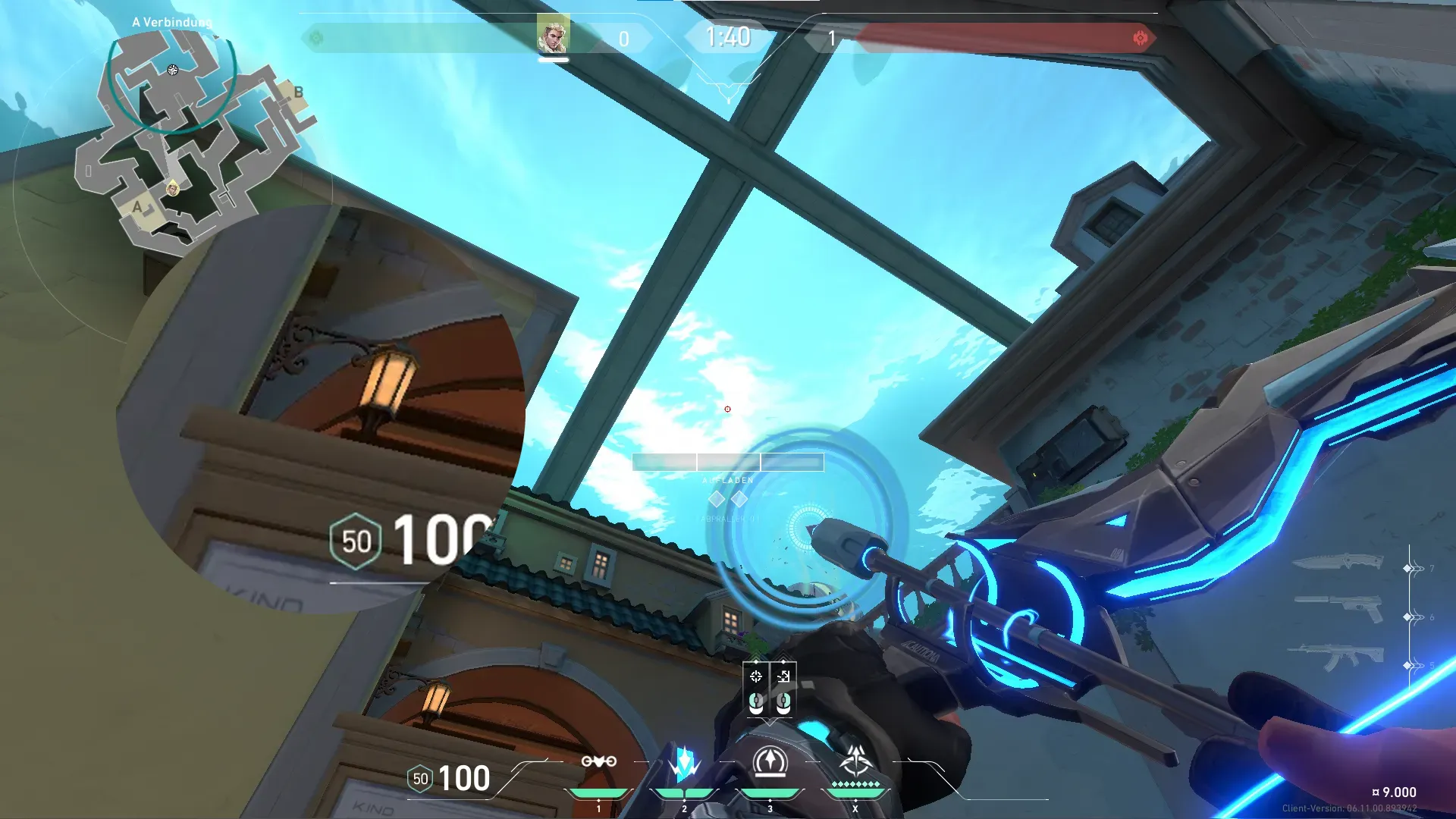 Sova Recon Bolt on Pearl Defense Mid — step 2 of 3: Aim — line up the shot