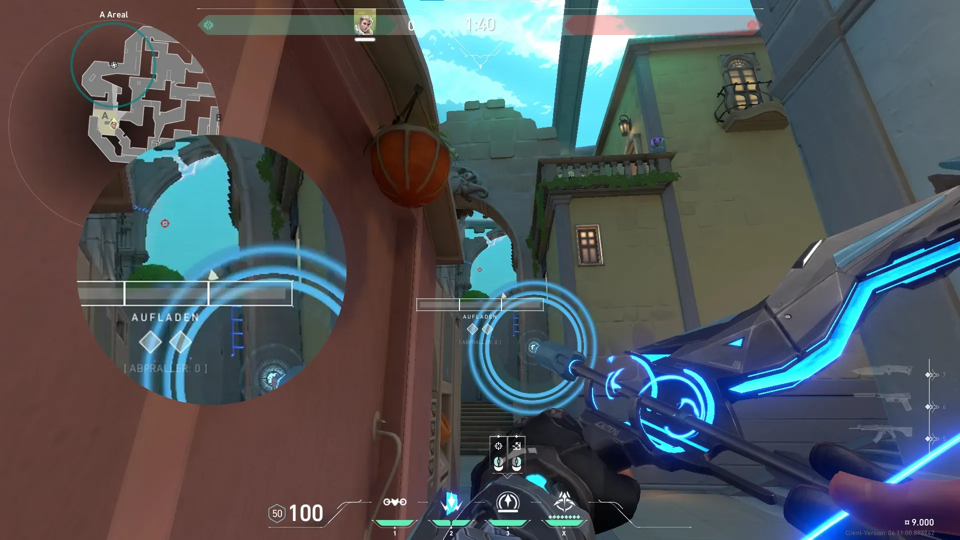 Sova Recon Bolt on Pearl Defense Site A — step 2 of 3: Aim — line up the shot