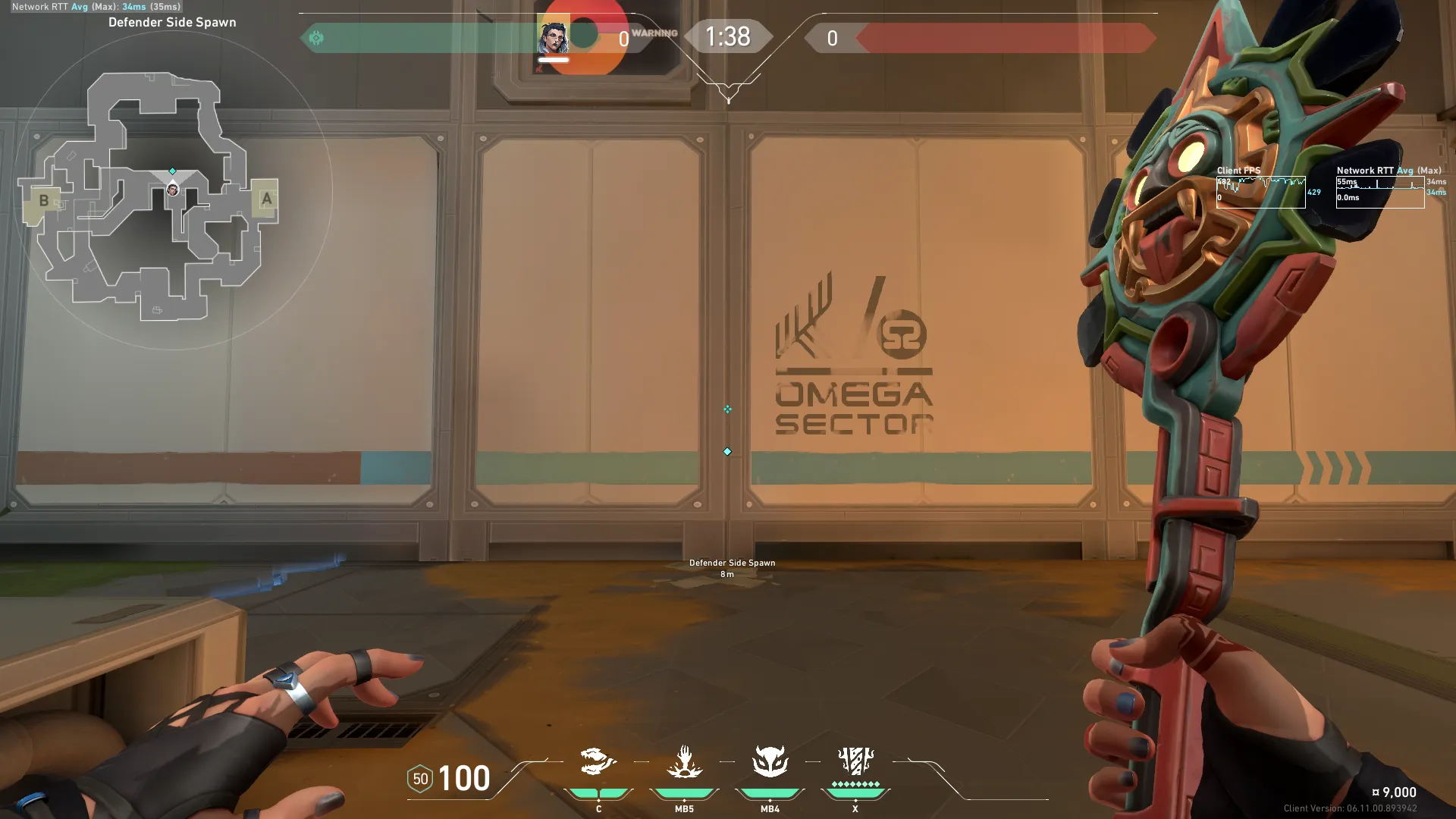 Fade Haunt on Fracture Defense Site A — step 1 of 3: Position — where to stand