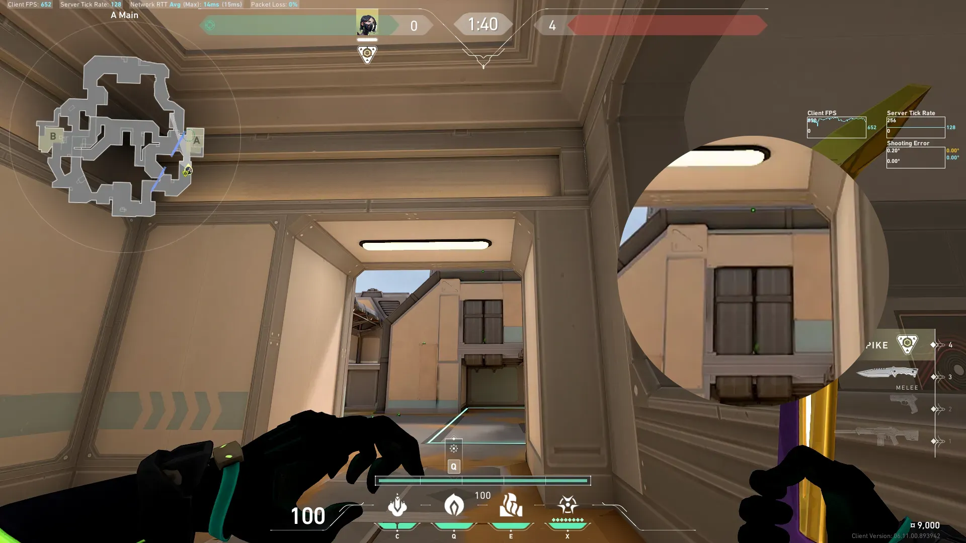 Viper Poison Cloud on Fracture Attack Site A — step 2 of 3: Aim — line up the shot