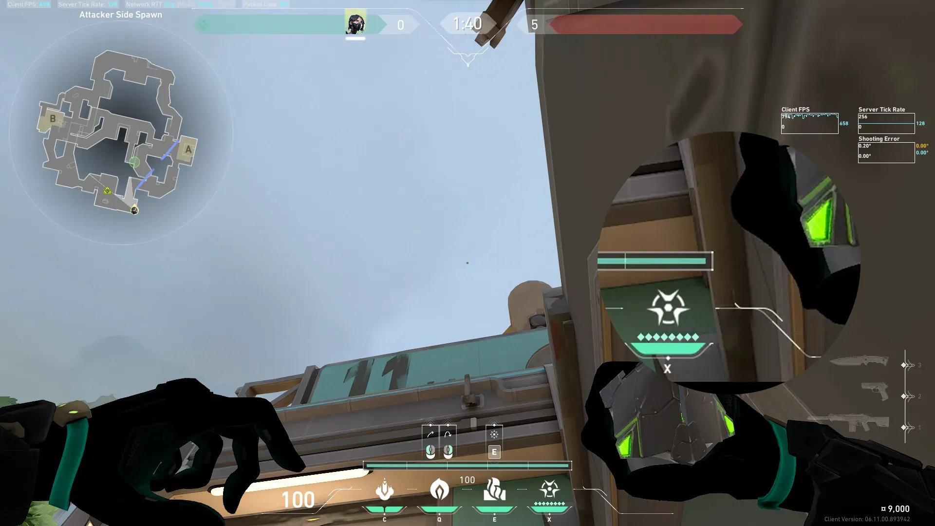 Viper Poison Cloud on Fracture Attack Site A — step 2 of 3: Aim — line up the shot