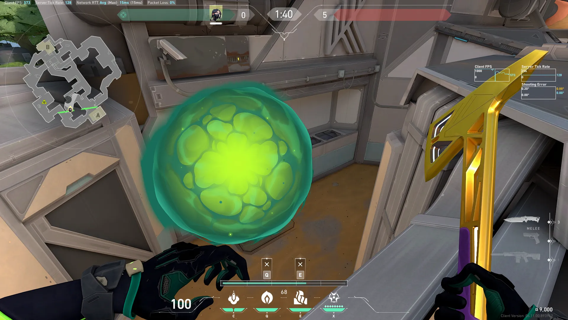 Viper Poison Cloud on Fracture Attack Site A — step 3 of 3: Result