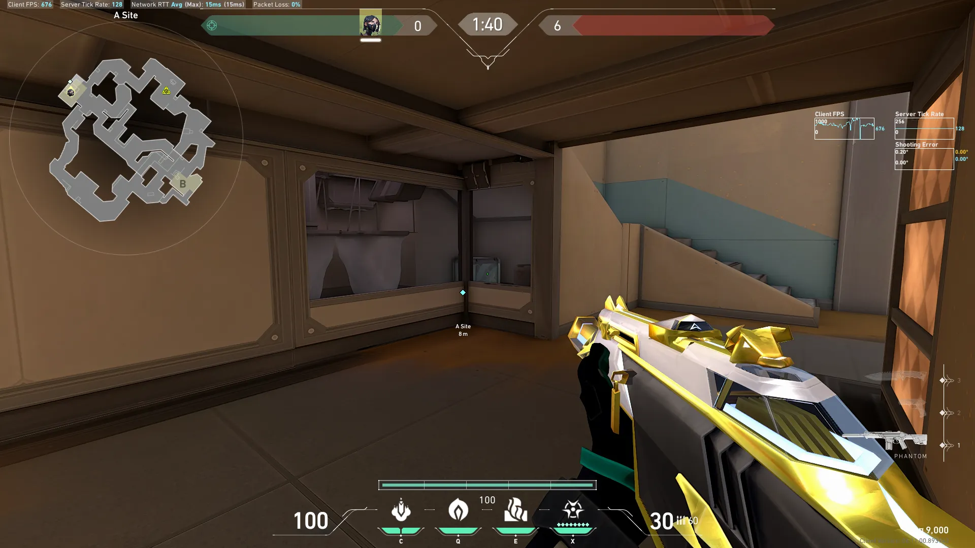 Viper Toxic Screen on Fracture Defense Site A — step 1 of 3: Position — where to stand
