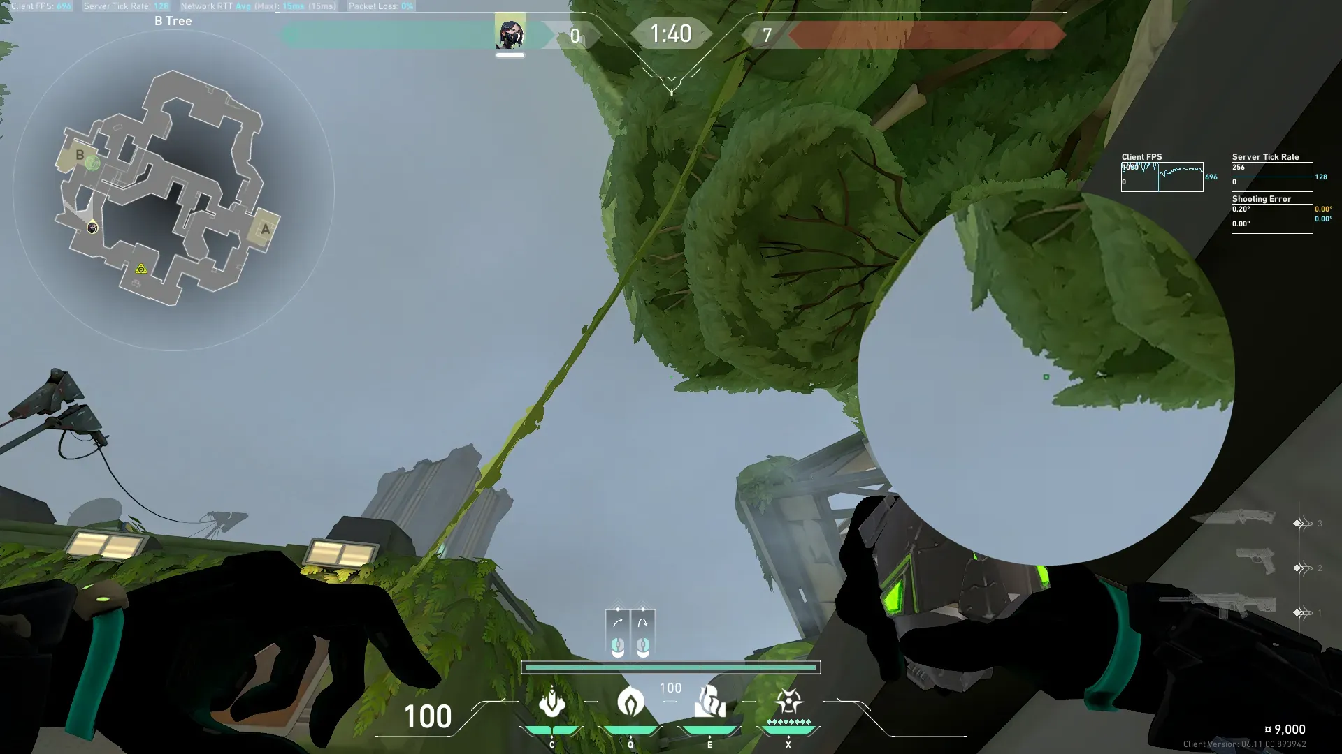 Viper Poison Cloud on Fracture Attack Site B — step 2 of 3: Aim — line up the shot