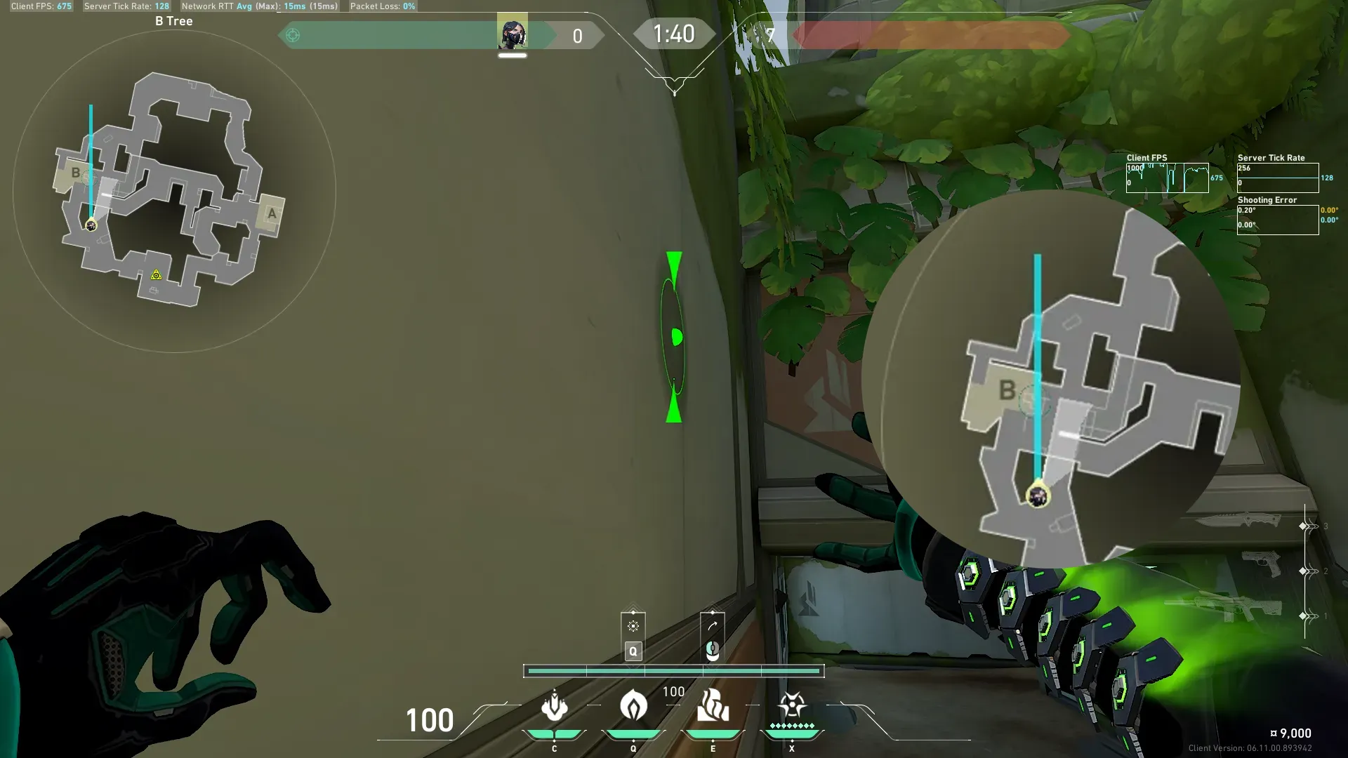 Viper Toxic Screen on Fracture Attack Site B — step 2 of 3: Aim — line up the shot