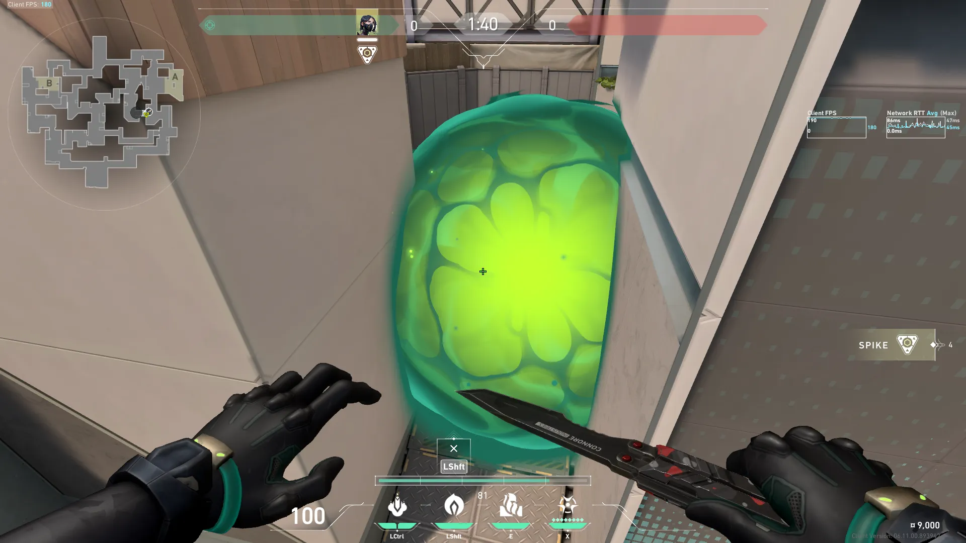 Viper Poison Cloud on Split Attack Site A — step 3 of 3: Result