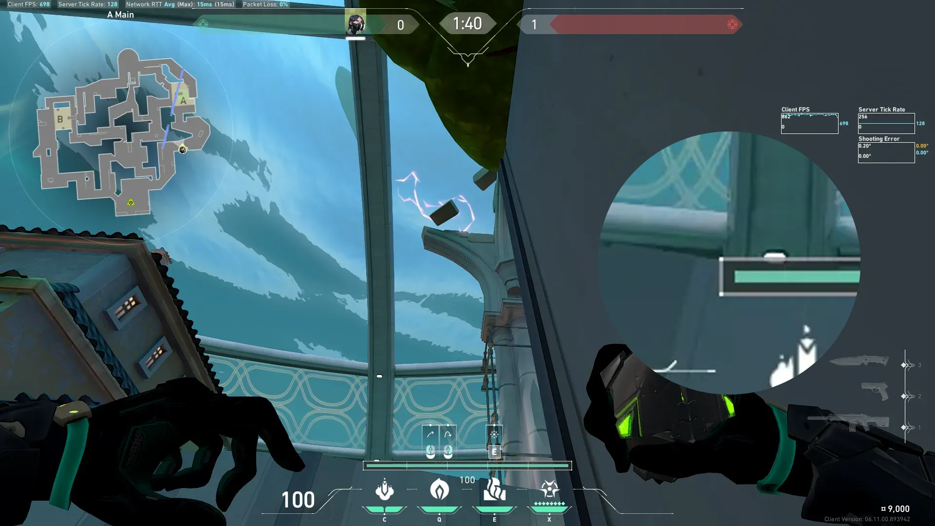 Viper Poison Cloud on Pearl Attack Site A — step 2 of 3: Aim — line up the shot