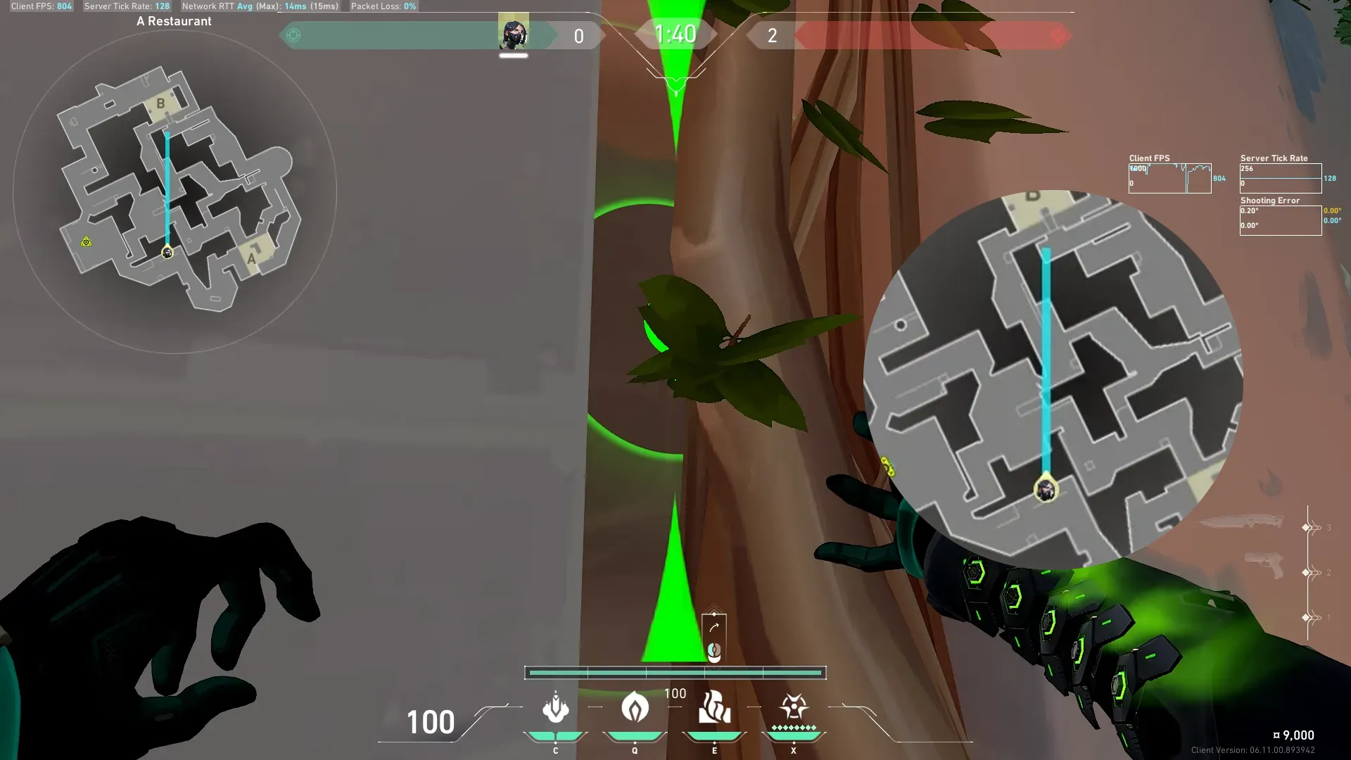 Viper Toxic Screen on Pearl Attack Site B — step 2 of 3: Aim — line up the shot