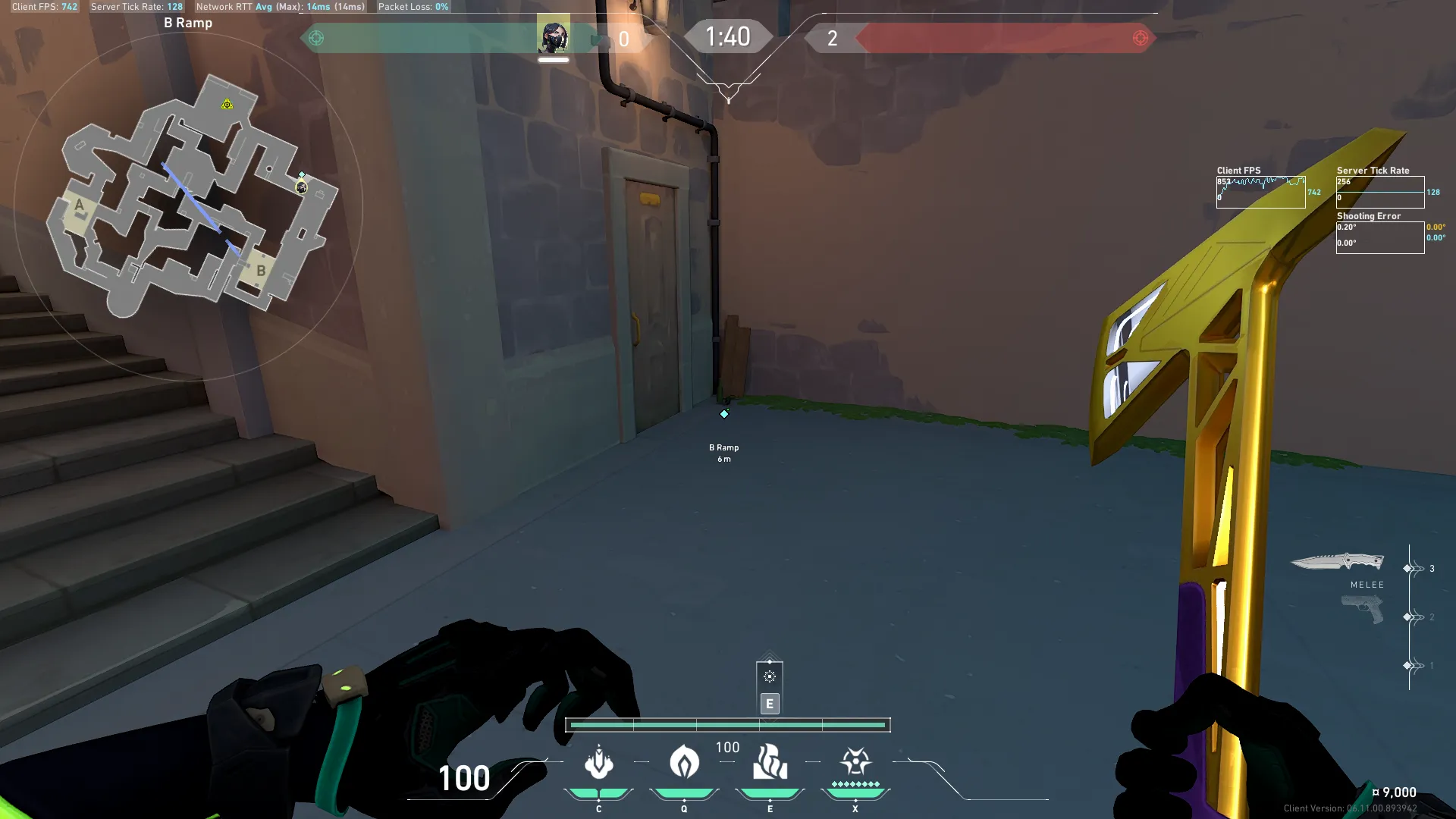 Viper Snake Bite on Pearl Attack Site B — step 1 of 4: Position — where to stand