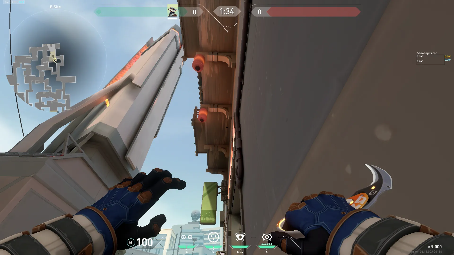 Cypher Cyber Cage on Split Defense Site B — step 2 of 3: Aim — line up the shot